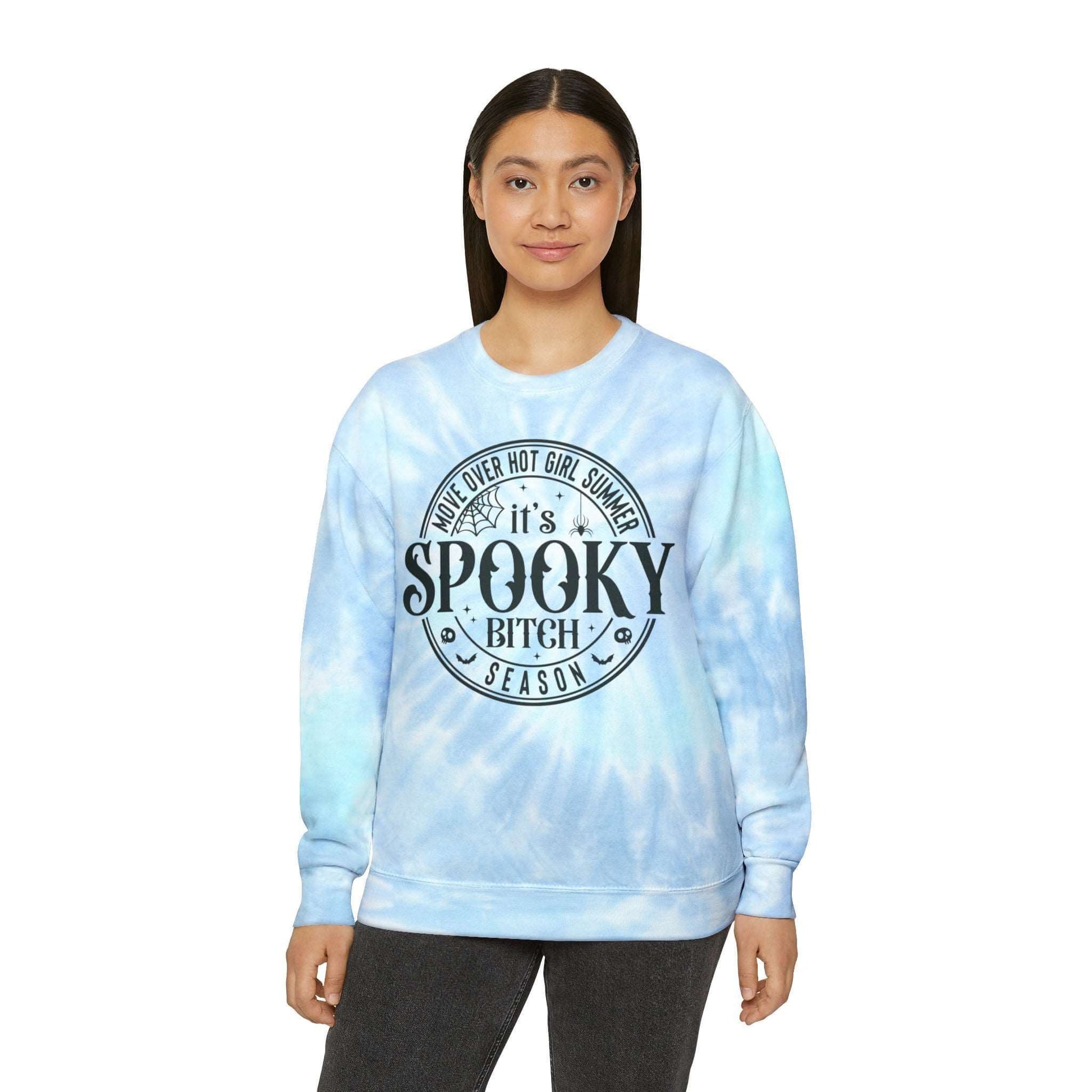 "It's Spooky Bitch Season" - The Tie-Dye Sweatshirt That Defines A Sassy Halloween | Best Deals & Free Shipping | Best Deals & Free Shipping | Best Deals & Free Shipping, Brand63