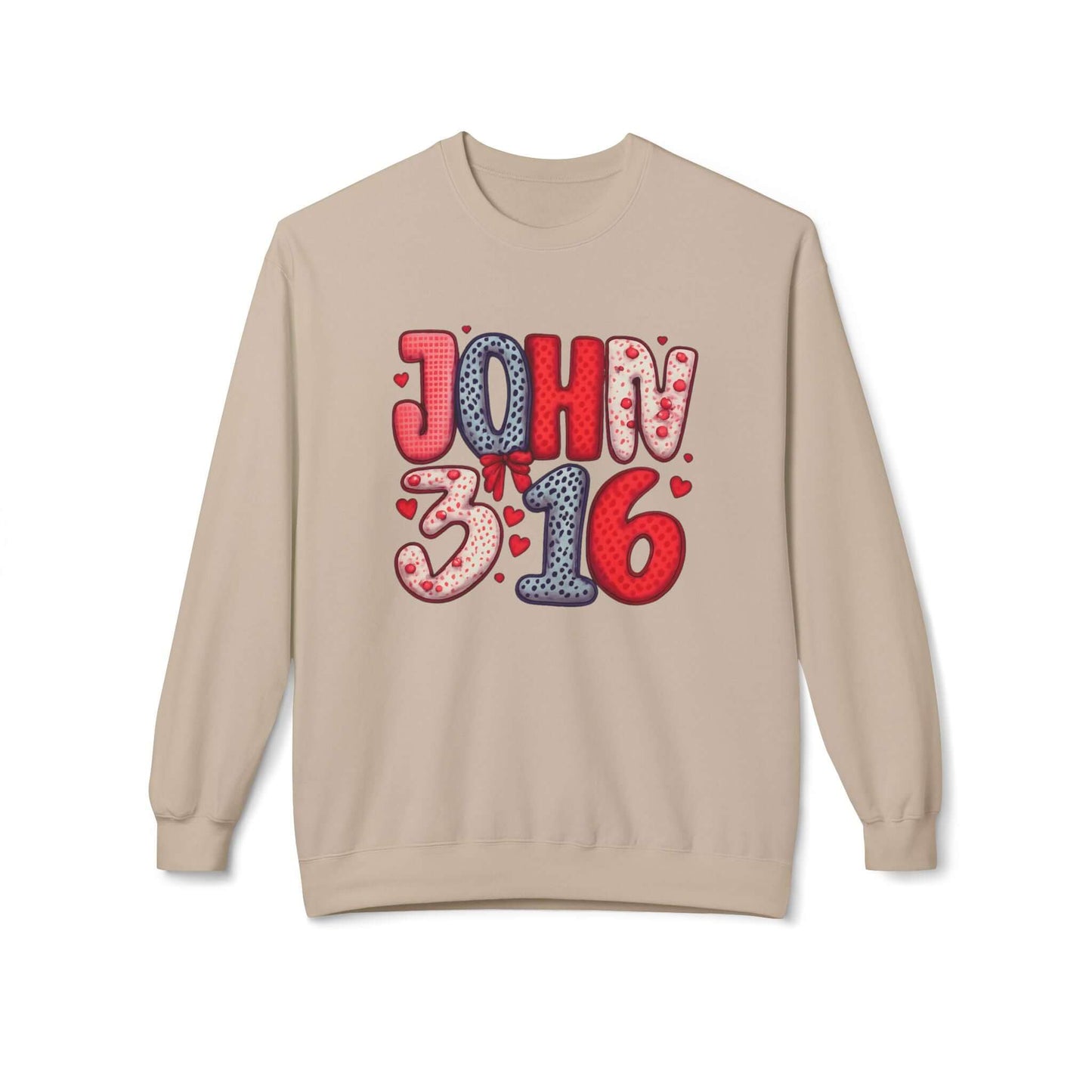 John 3:16 Christian Valentine's Day Sweatshirt, Brand63