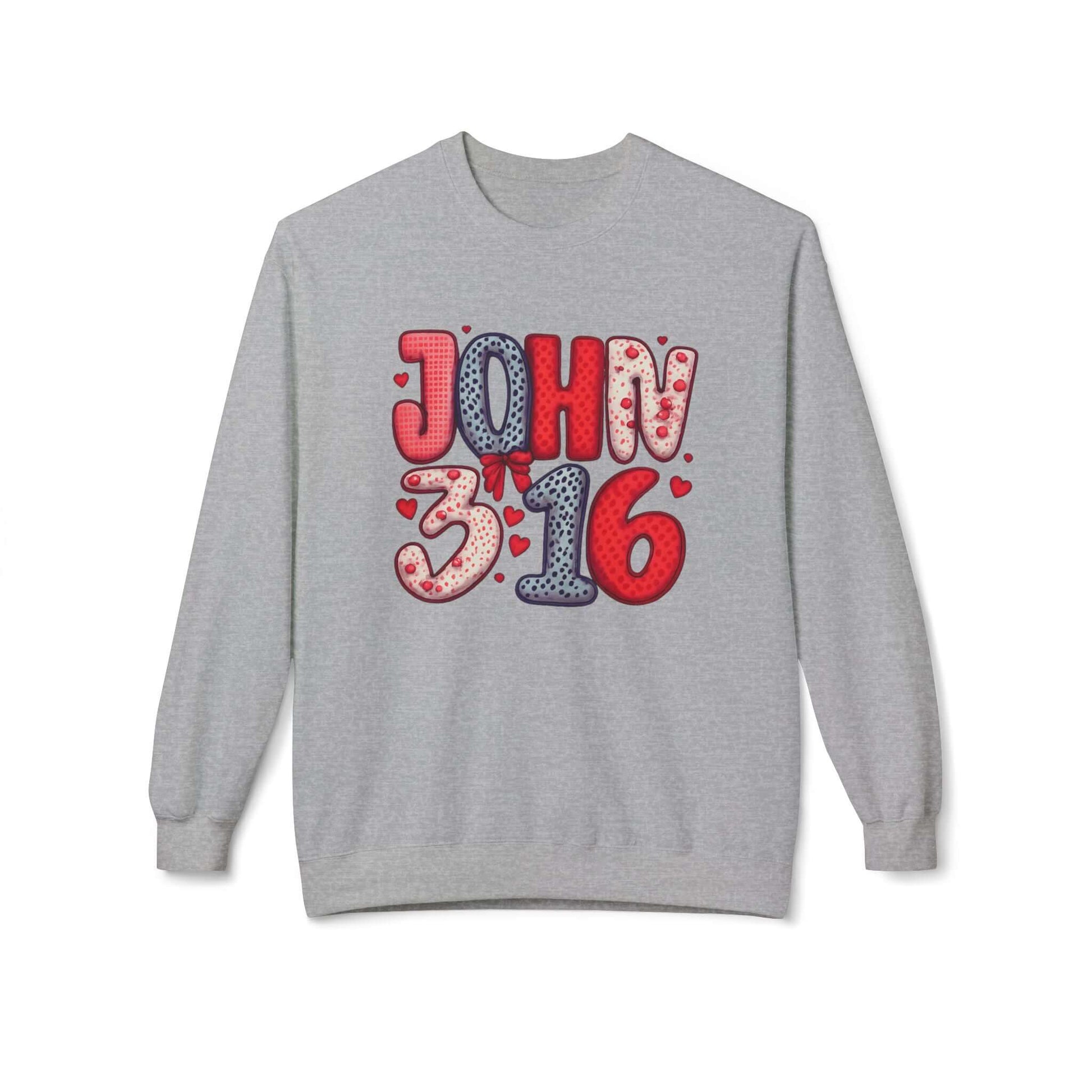 John 3:16 Christian Valentine's Day Sweatshirt, Brand63