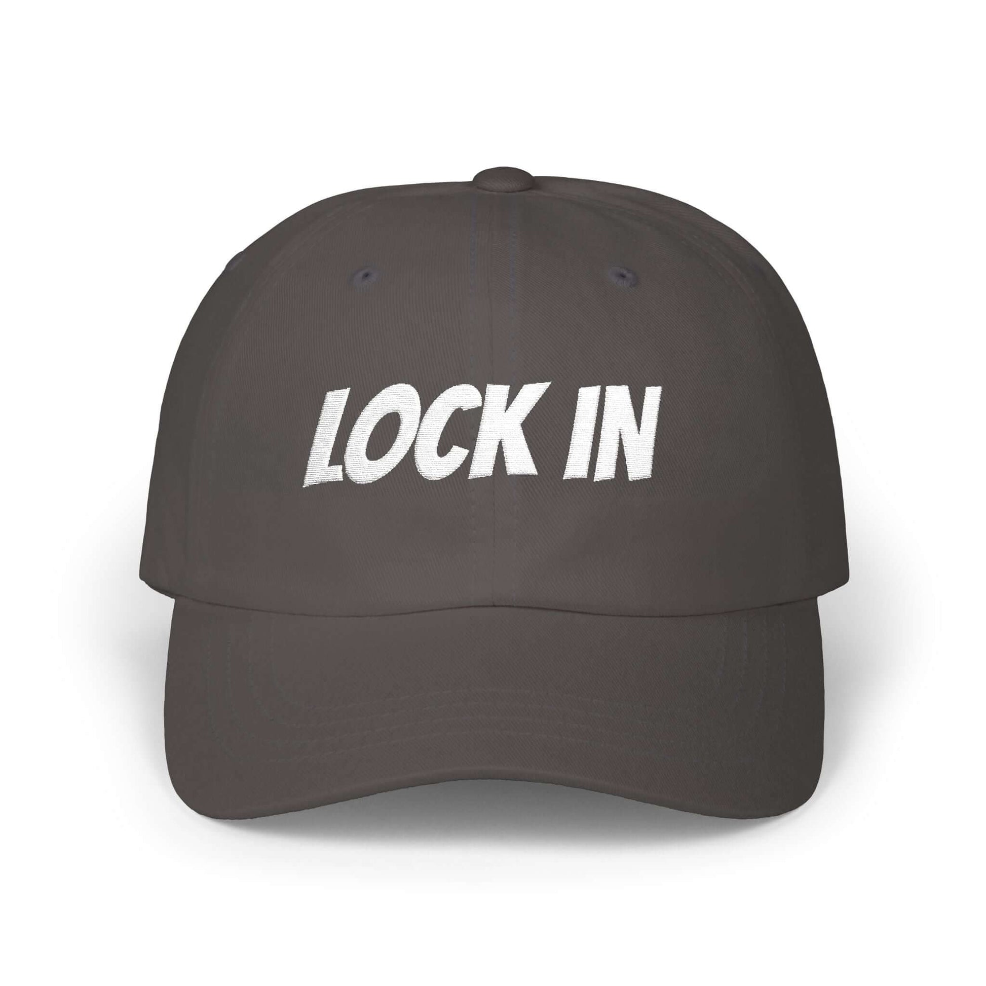 LOCK IN Embroidered Athletic Streetwear Gym Cap, Brand63