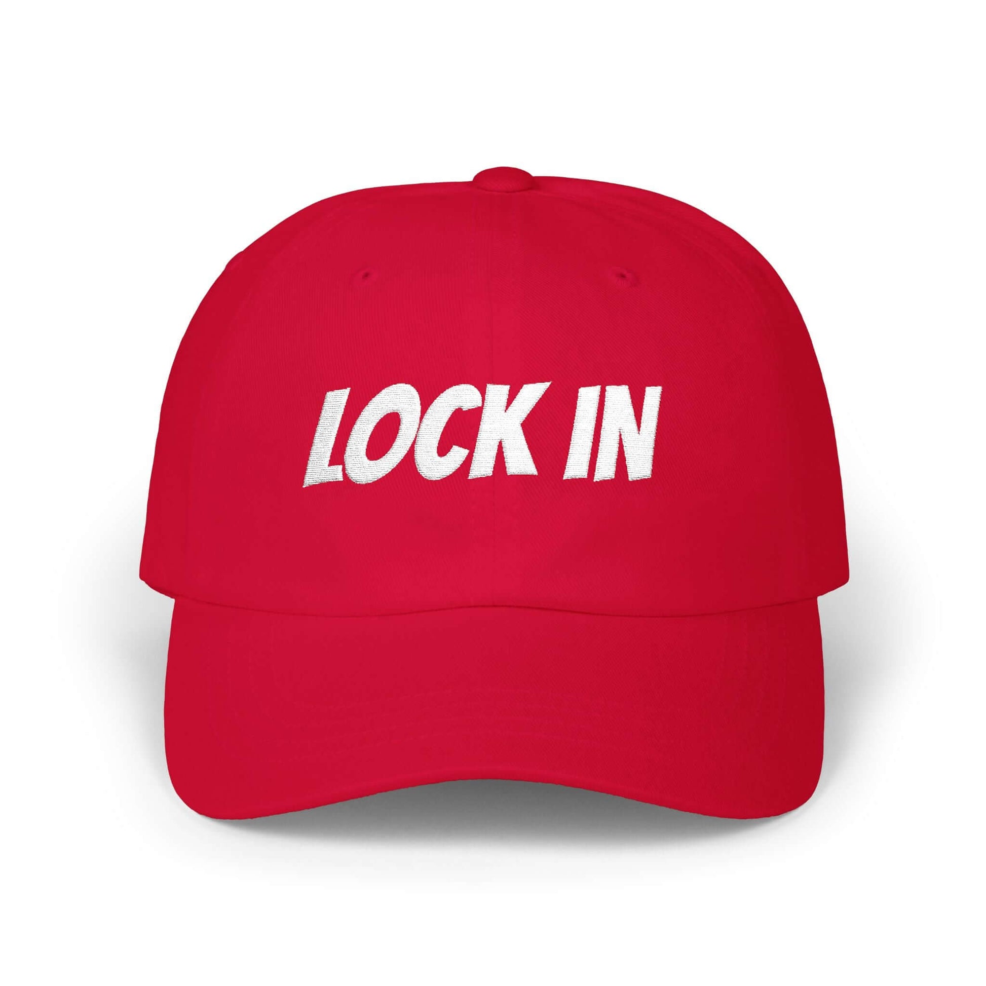 LOCK IN Embroidered Athletic Streetwear Gym Cap, Brand63