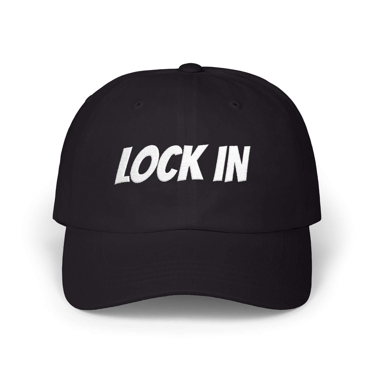 LOCK IN Embroidered Athletic Streetwear Gym Cap, Brand63
