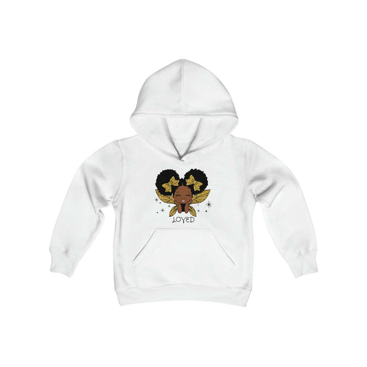 LOVED-Kids Hoodie | Youth Heavy Blend Hooded Sweatshirt, Brand63