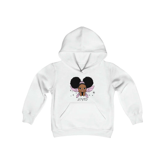 LOVED-Kids Hoodie | Youth Heavy Blend Hooded Sweatshirt (pink), Brand63
