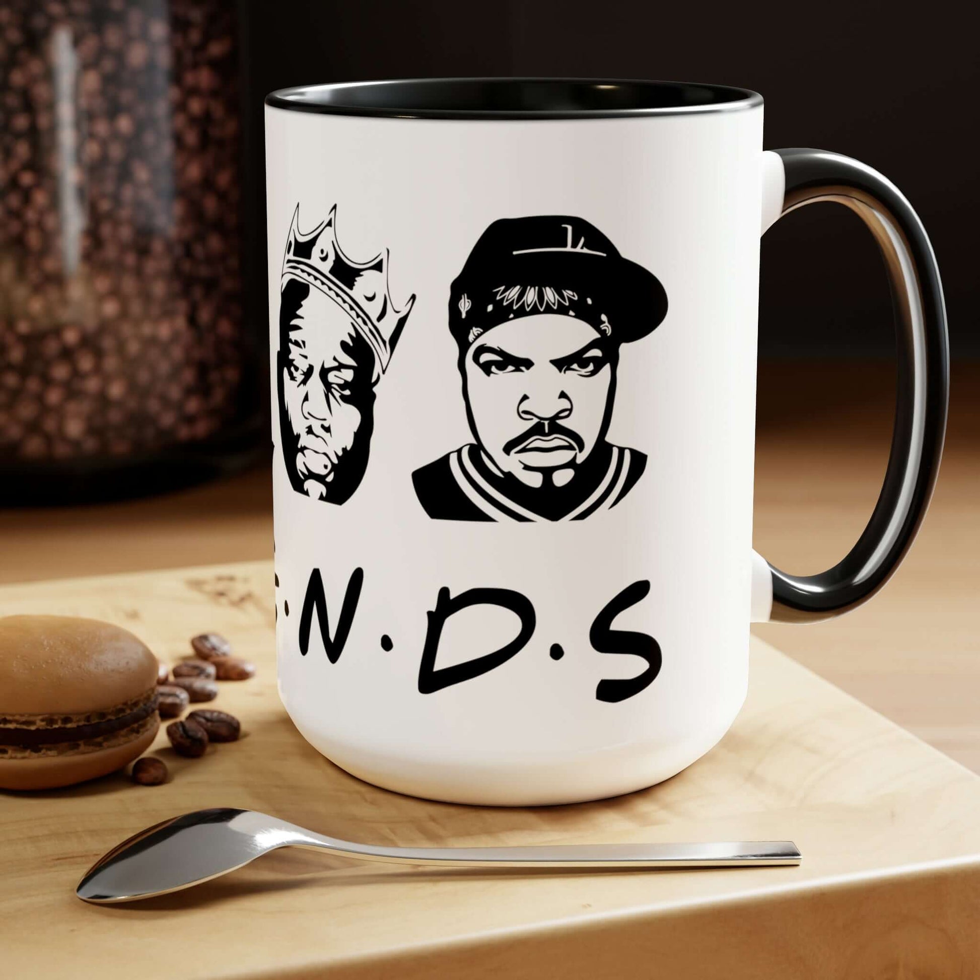 Legends Coffee Mug | Hip Hop Two-Tone 15oz Mug, Brand63