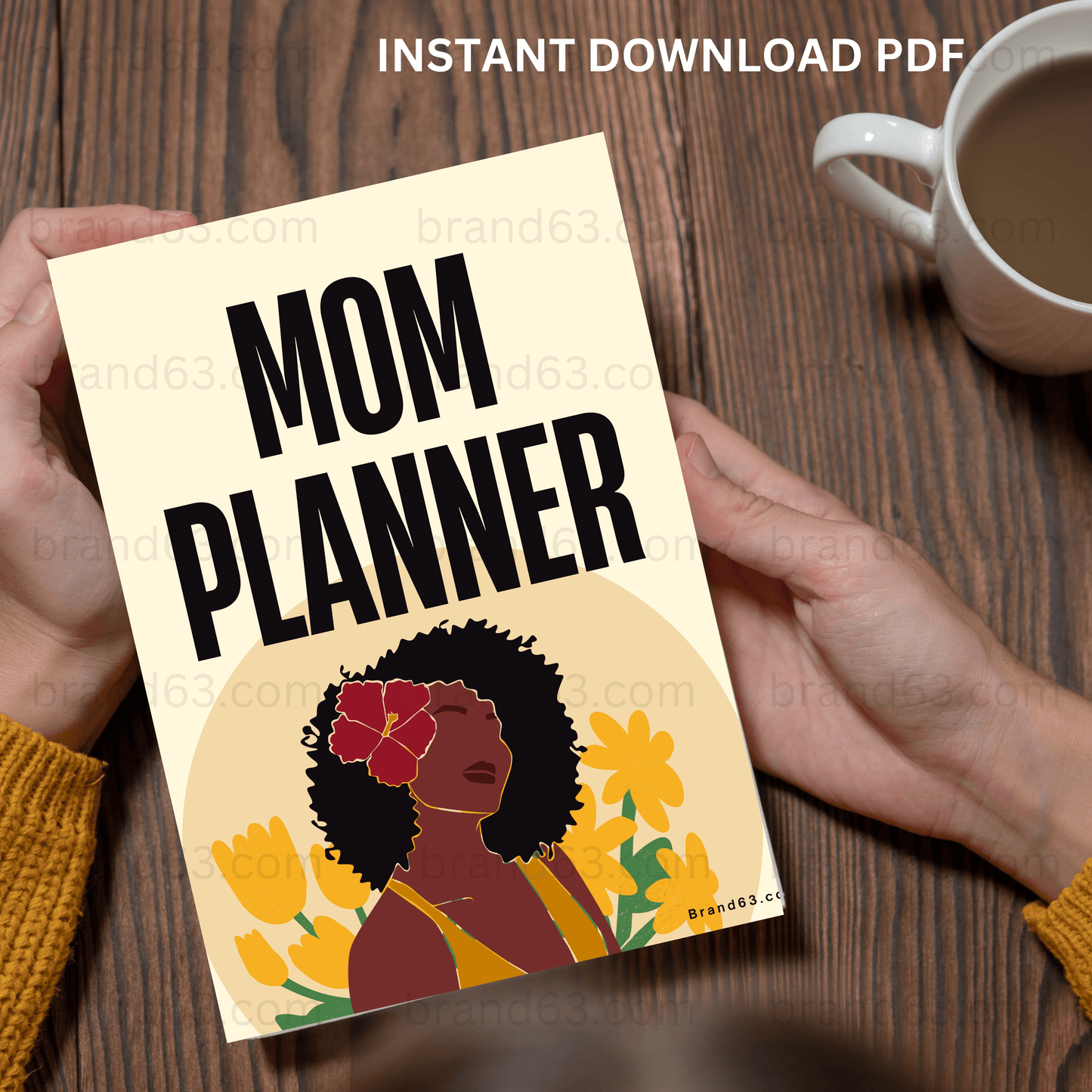 MOM Planner -Women Of Color, Organize / Stress Free / Functional, Brand63