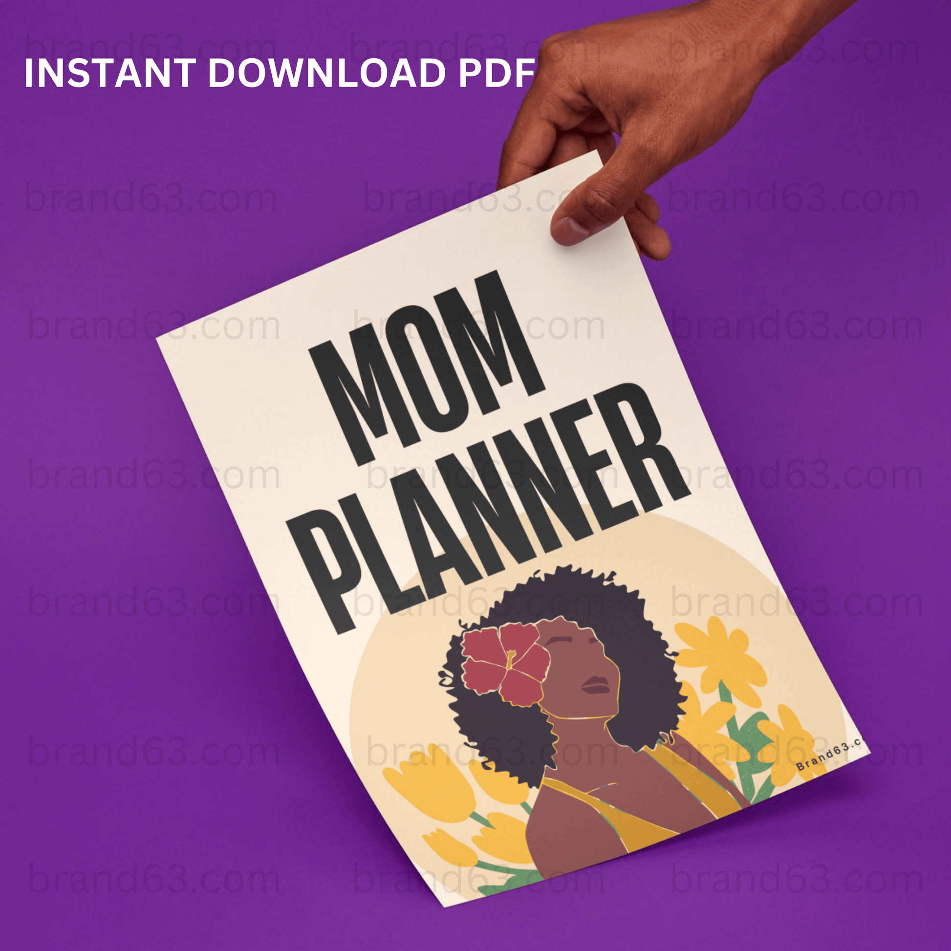 MOM Planner -Women Of Color, Organize / Stress Free / Functional, Brand63