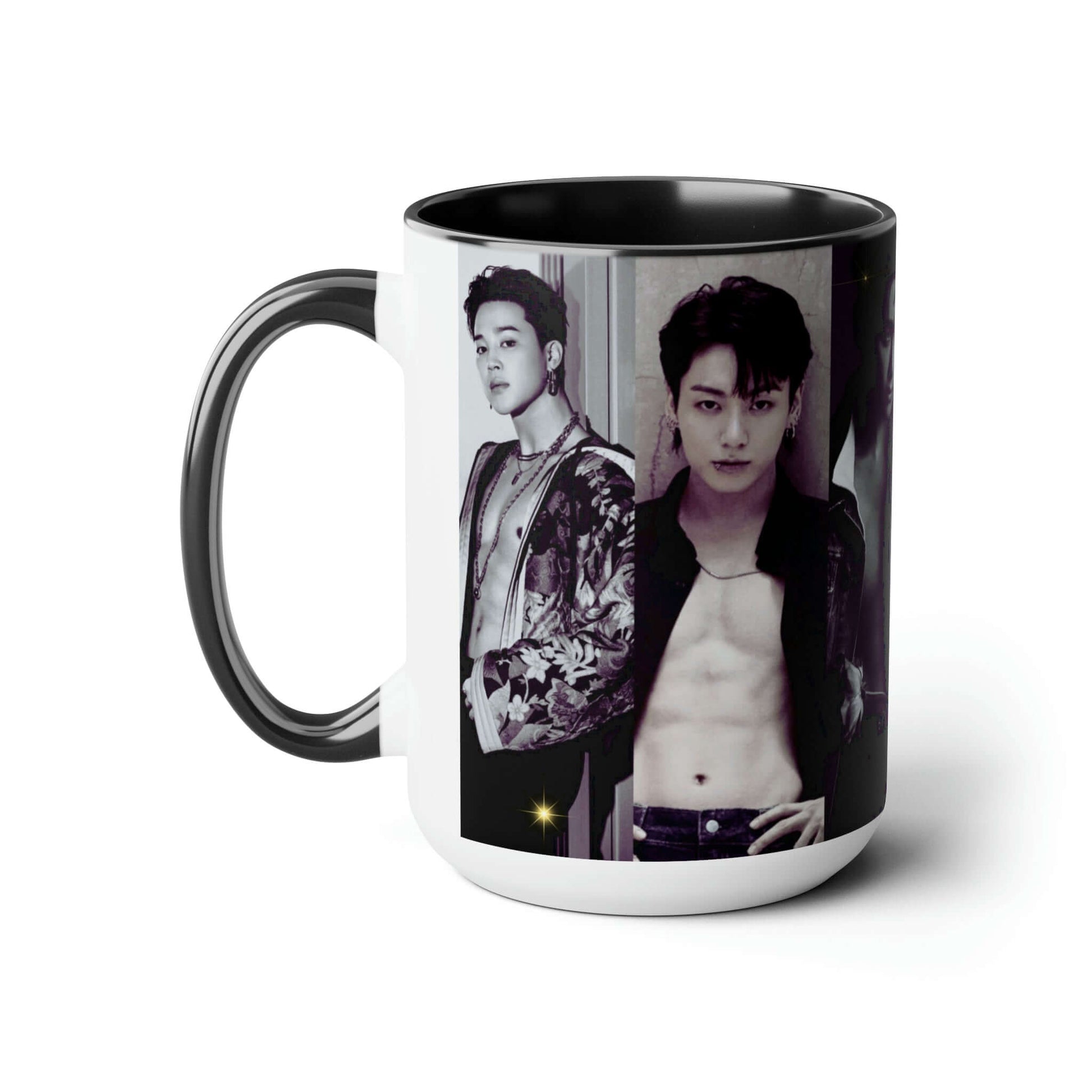 Maknae Line Coffee Mug - Bangtan Open Shirt Images Drinkware, Brand63