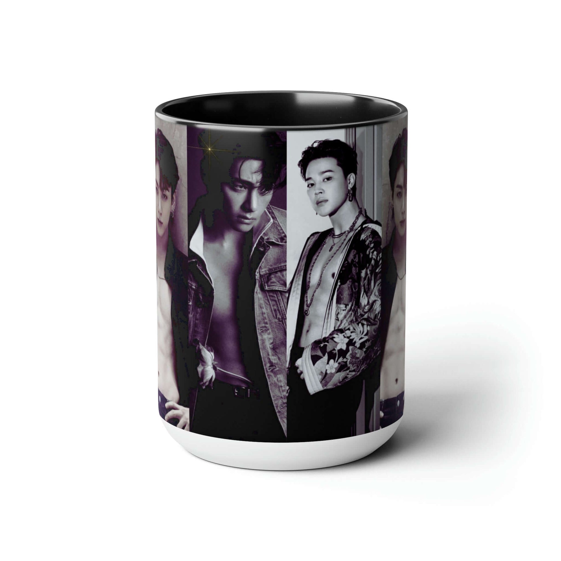 Maknae Line Coffee Mug - Bangtan Open Shirt Images Drinkware, Brand63