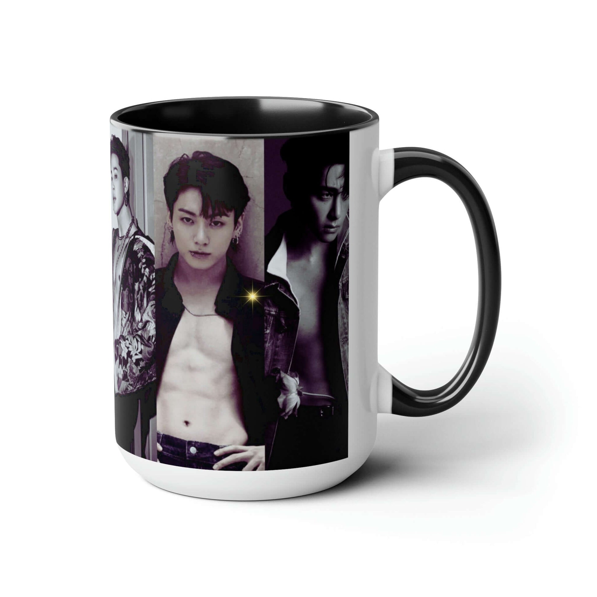 Maknae Line Coffee Mug - Bangtan Open Shirt Images Drinkware, Brand63