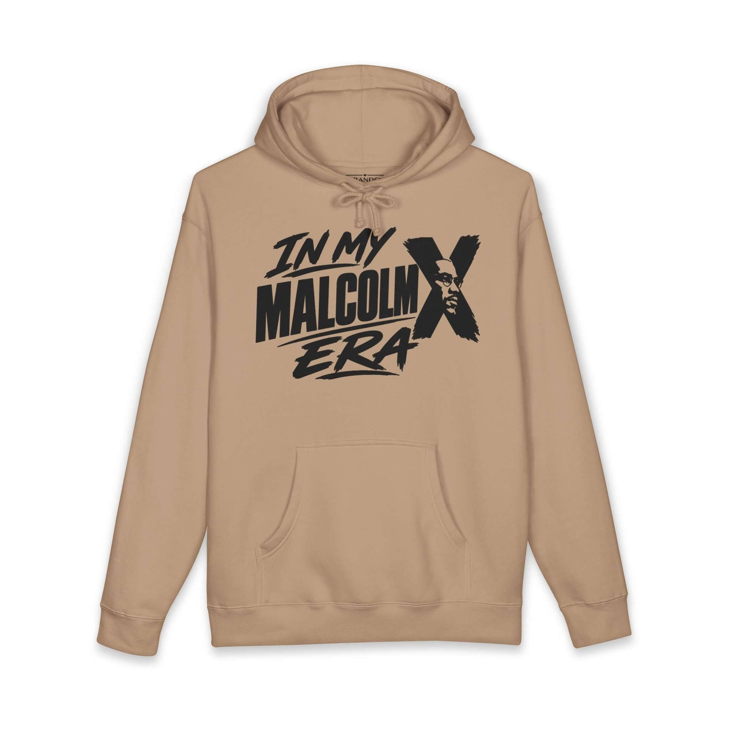 Malcolm X Graphic Hoodie — Iconic Civil Rights Portrait Sweatshirt, Brand63
