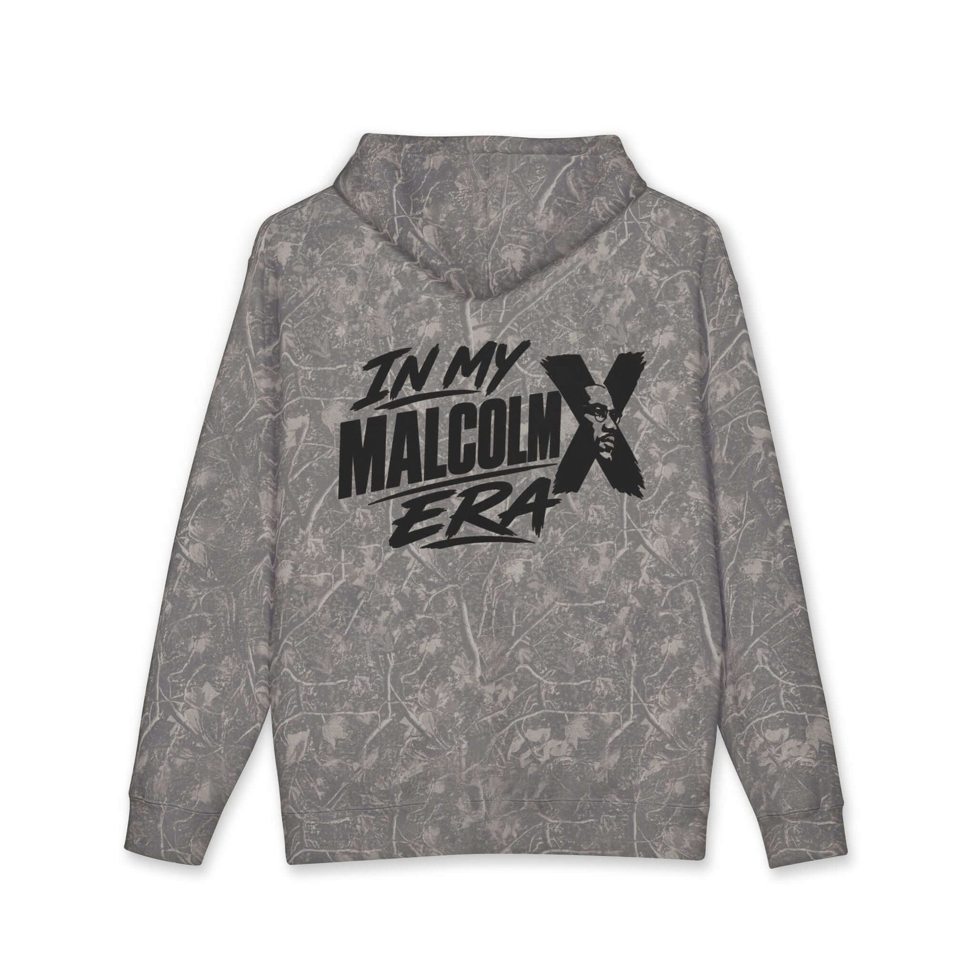Malcolm X Graphic Hoodie — Iconic Civil Rights Portrait Sweatshirt, Brand63