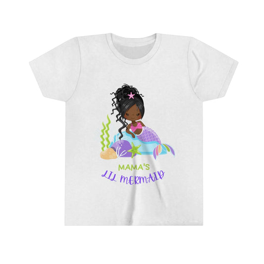 Mama's LiL Mermaid Youth Short Sleeve Tee, Brand63