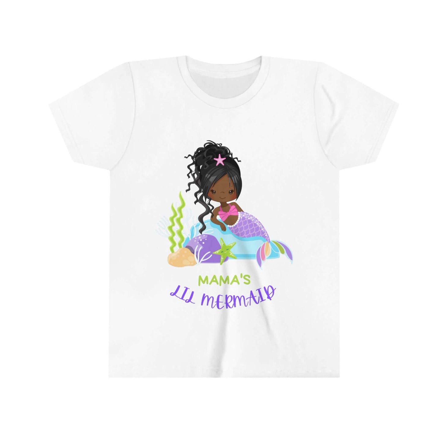 Mama's LiL Mermaid Youth Short Sleeve Tee, Brand63