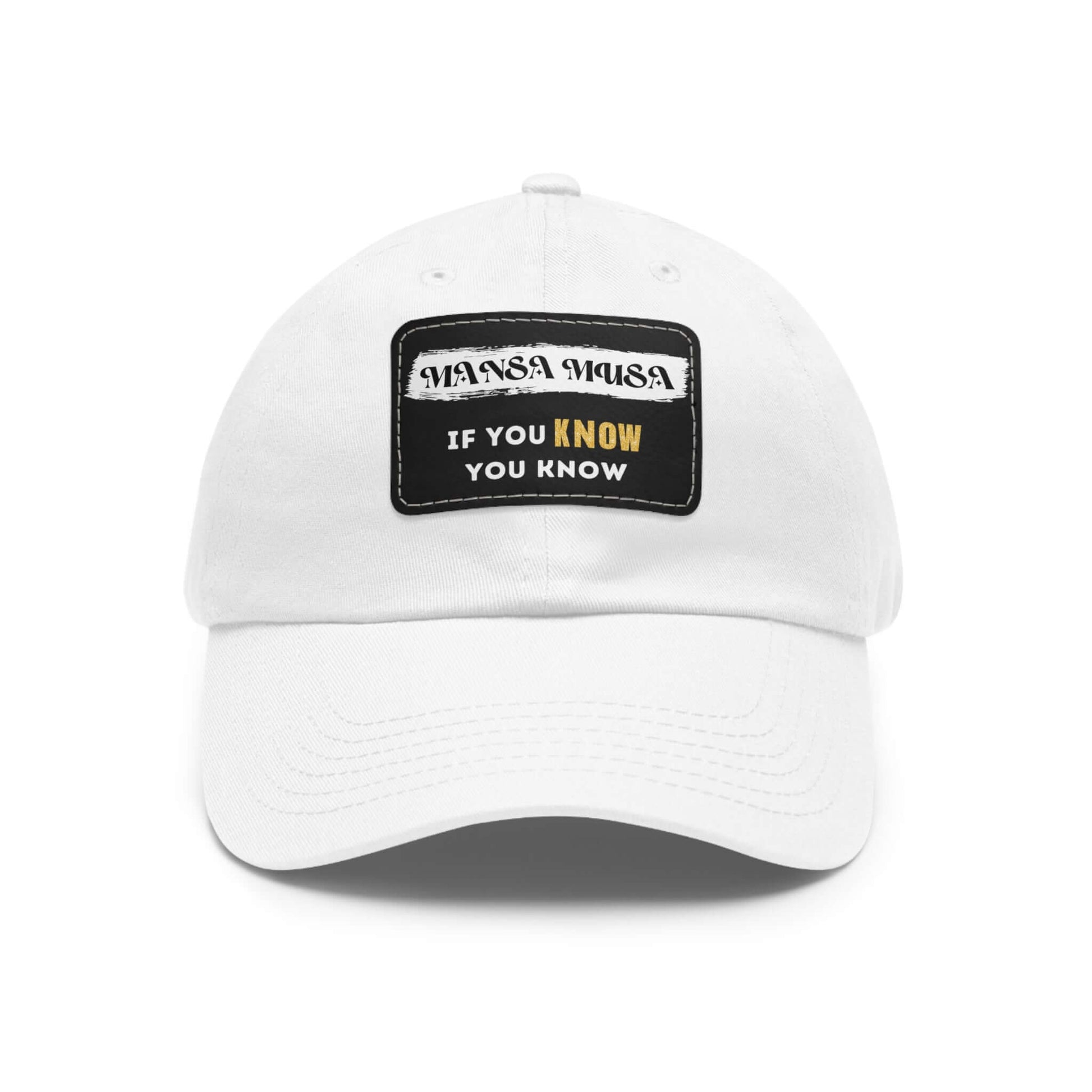 Mansa Musa Exclusive Leather Patch hat, Brand63