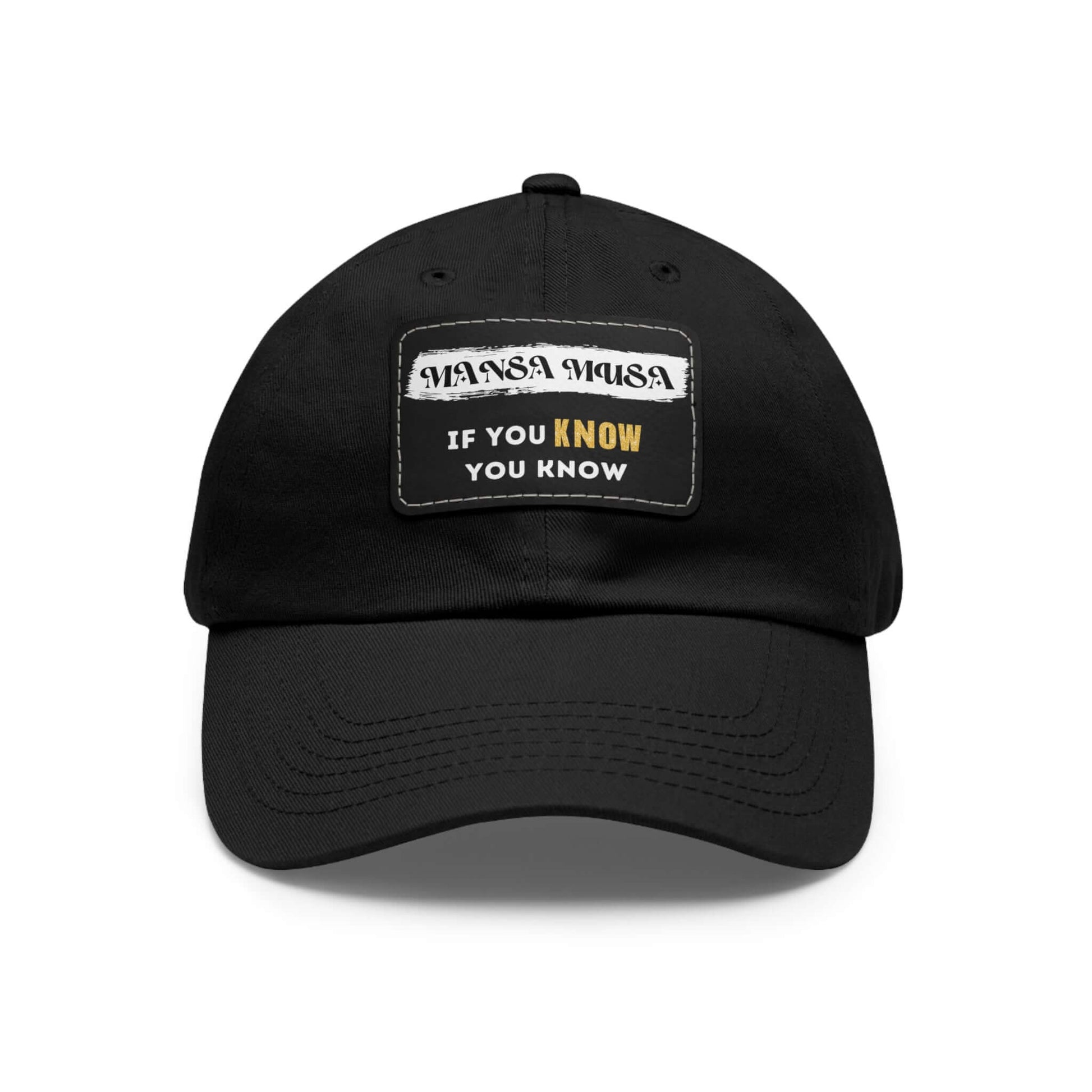 Mansa Musa Exclusive Leather Patch hat, Brand63