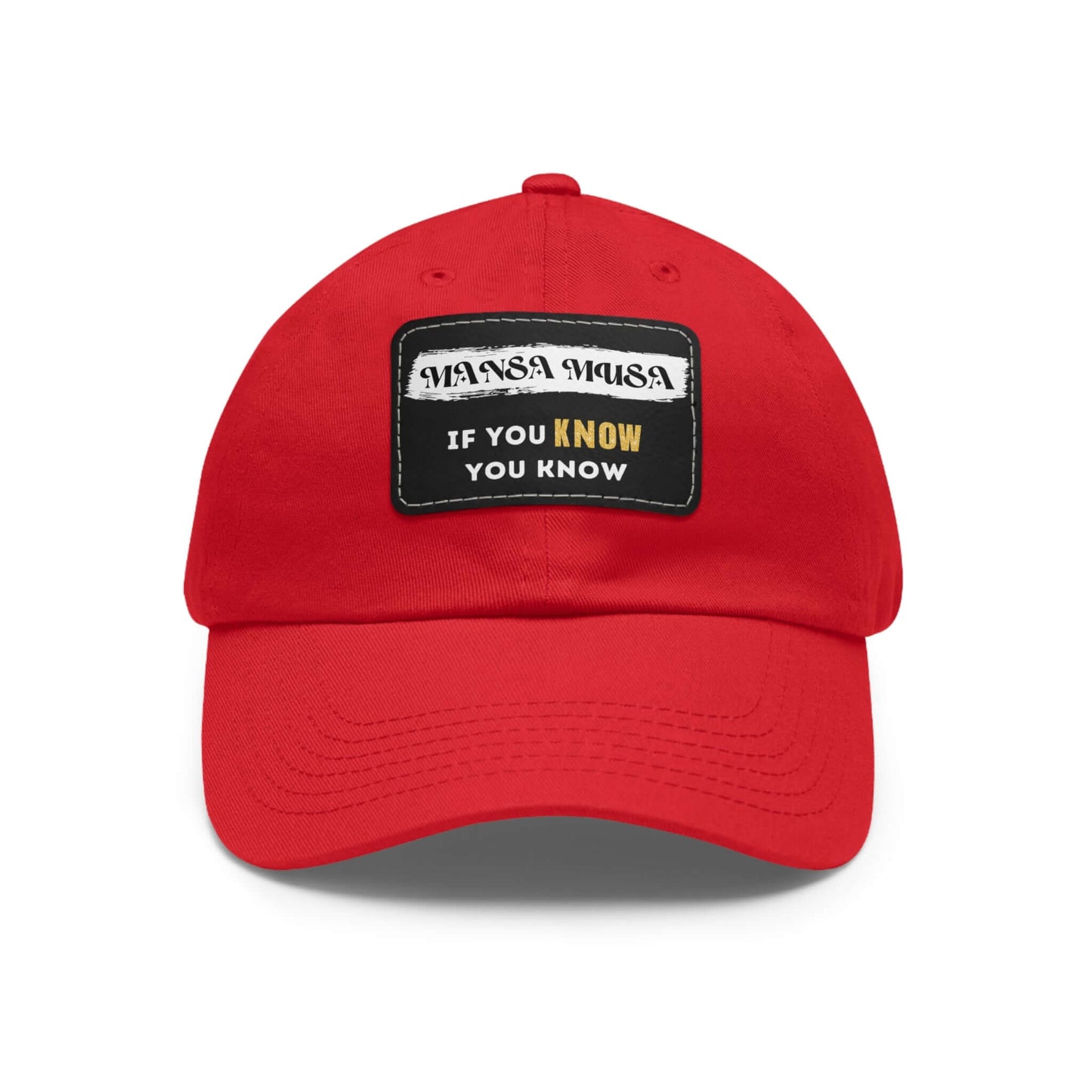 Mansa Musa Exclusive Leather Patch hat, Brand63
