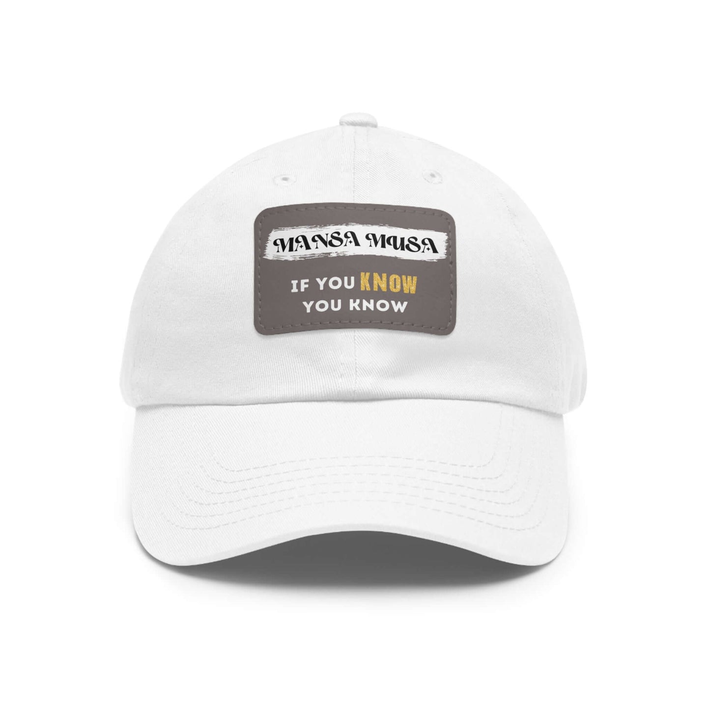 Mansa Musa Exclusive Leather Patch hat, Brand63
