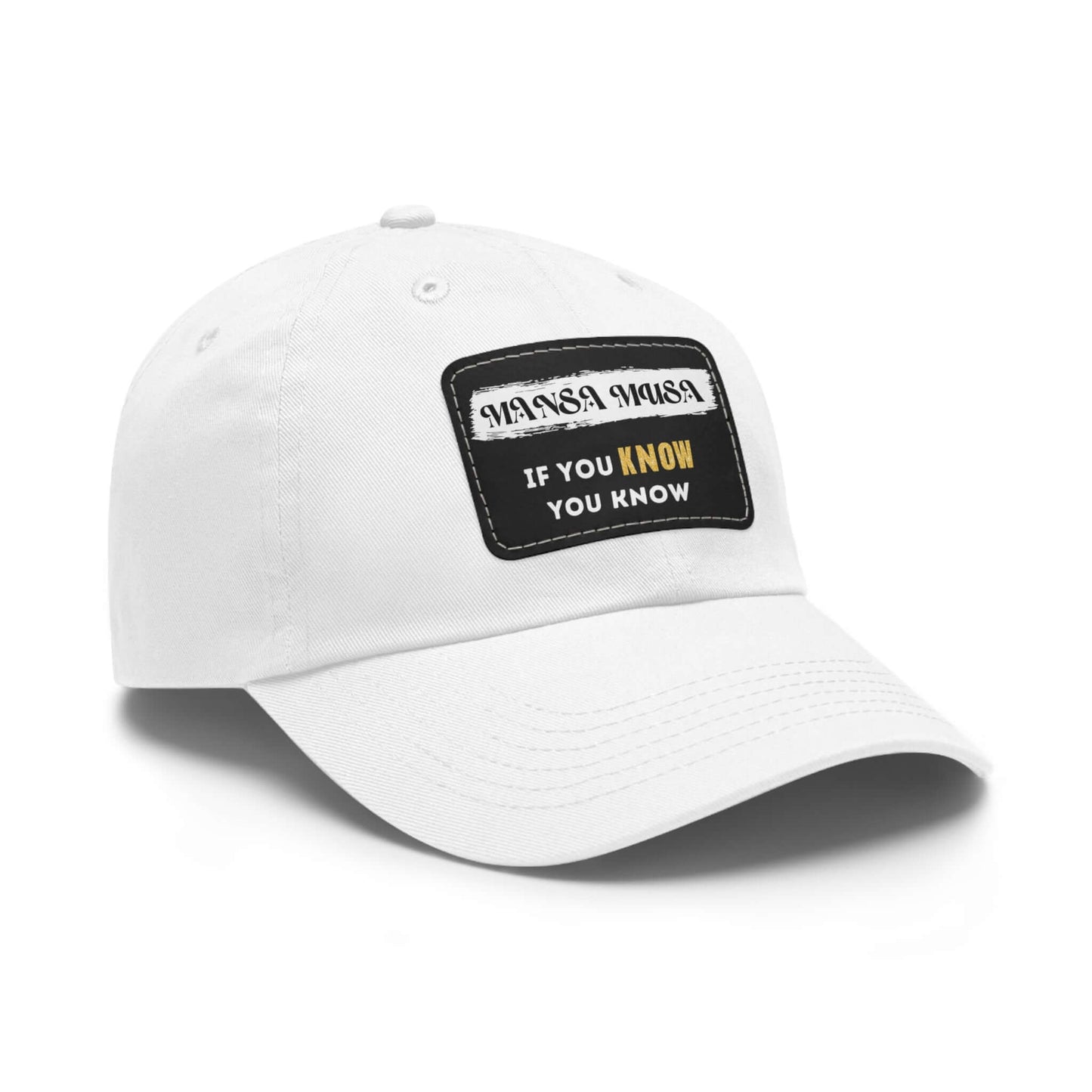 Mansa Musa Exclusive Leather Patch hat, Brand63
