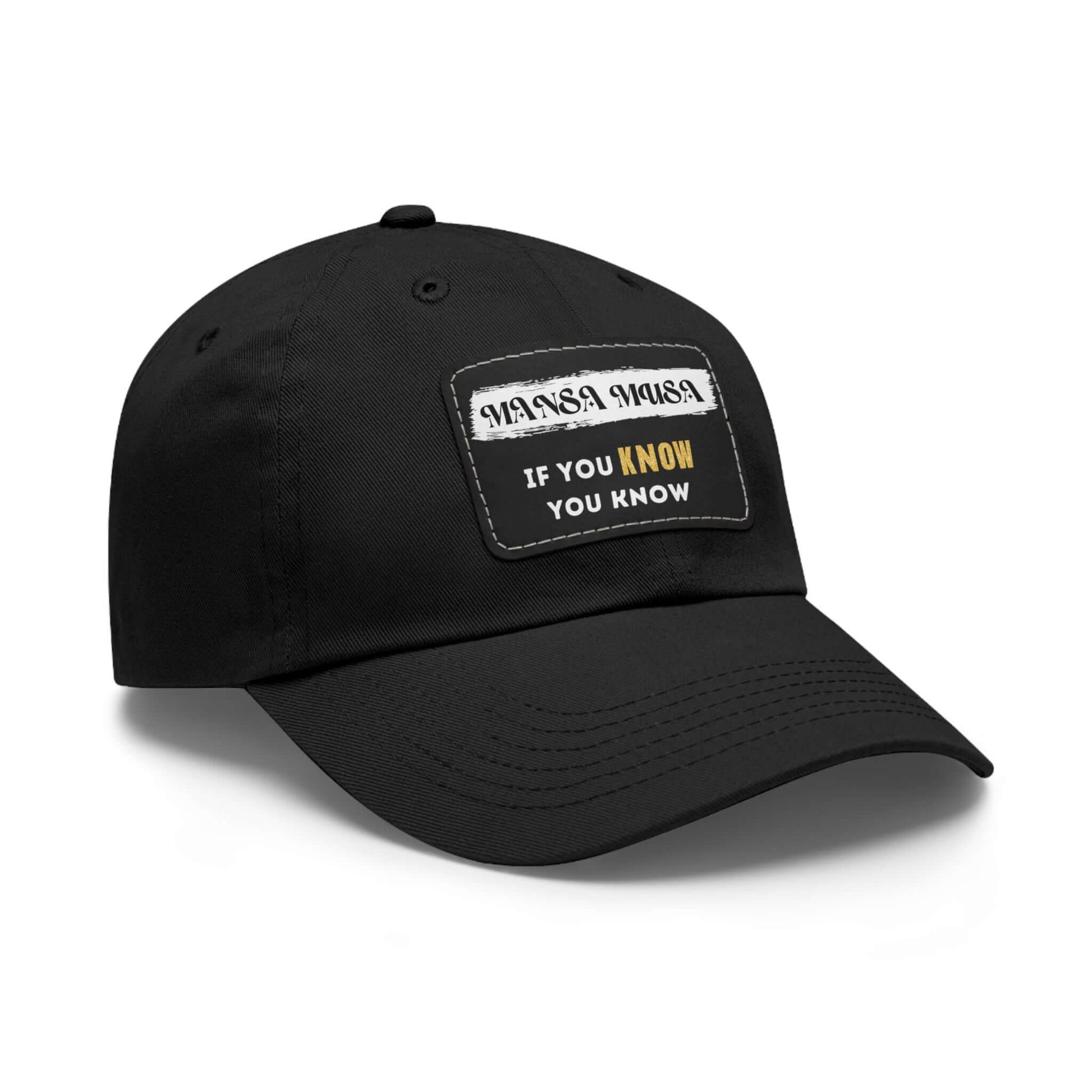 Mansa Musa Exclusive Leather Patch hat, Brand63