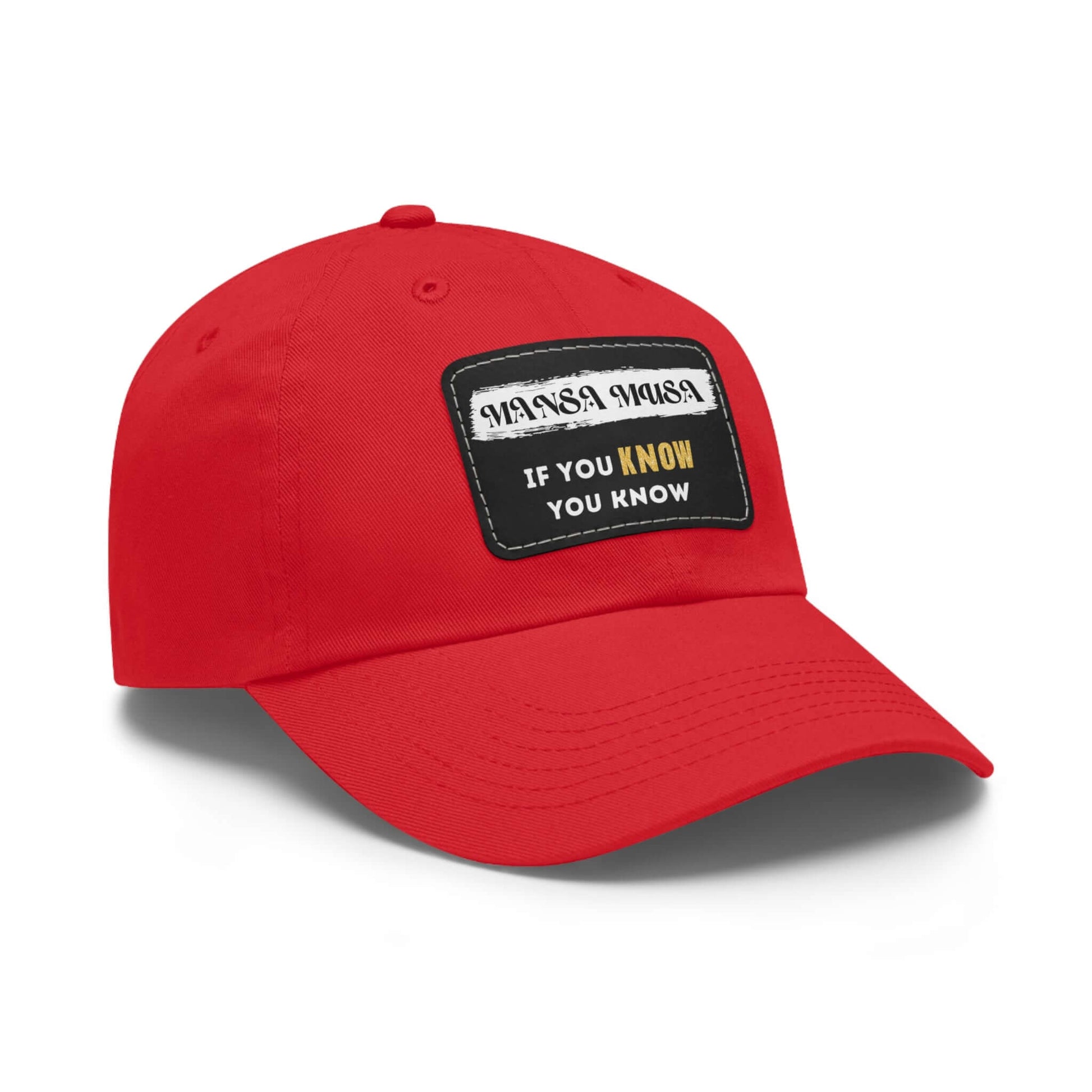 Mansa Musa Exclusive Leather Patch hat, Brand63