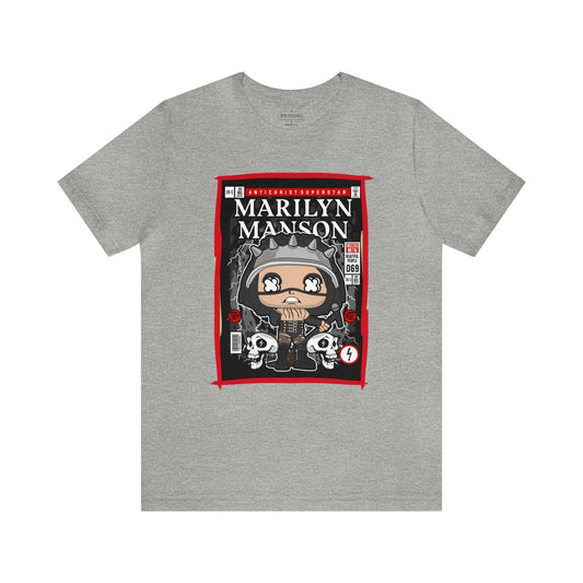 Marilyn Manson Retro Comic Book-Pop Art Graphic T-shirt, Brand63
