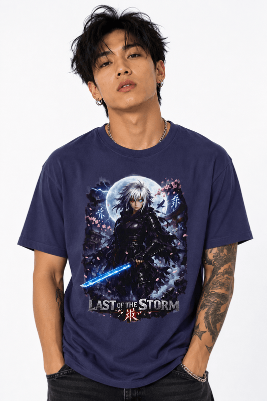 Men's Last of the Storm Anime Streetwear T-Shirt | Japanese Graphic Tee, Brand63