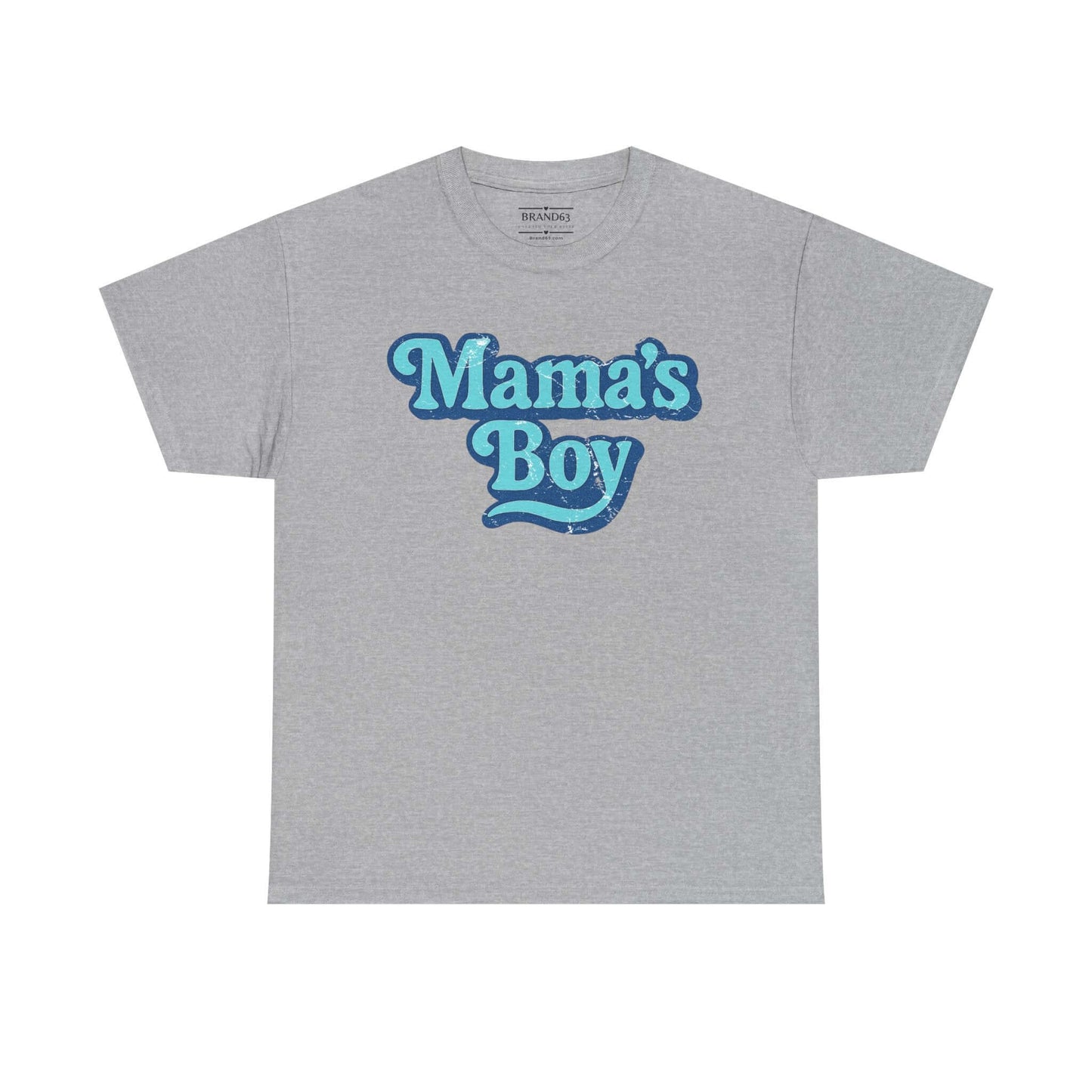Men's Retro Grunge Tee - Mama's Boy, Brand63