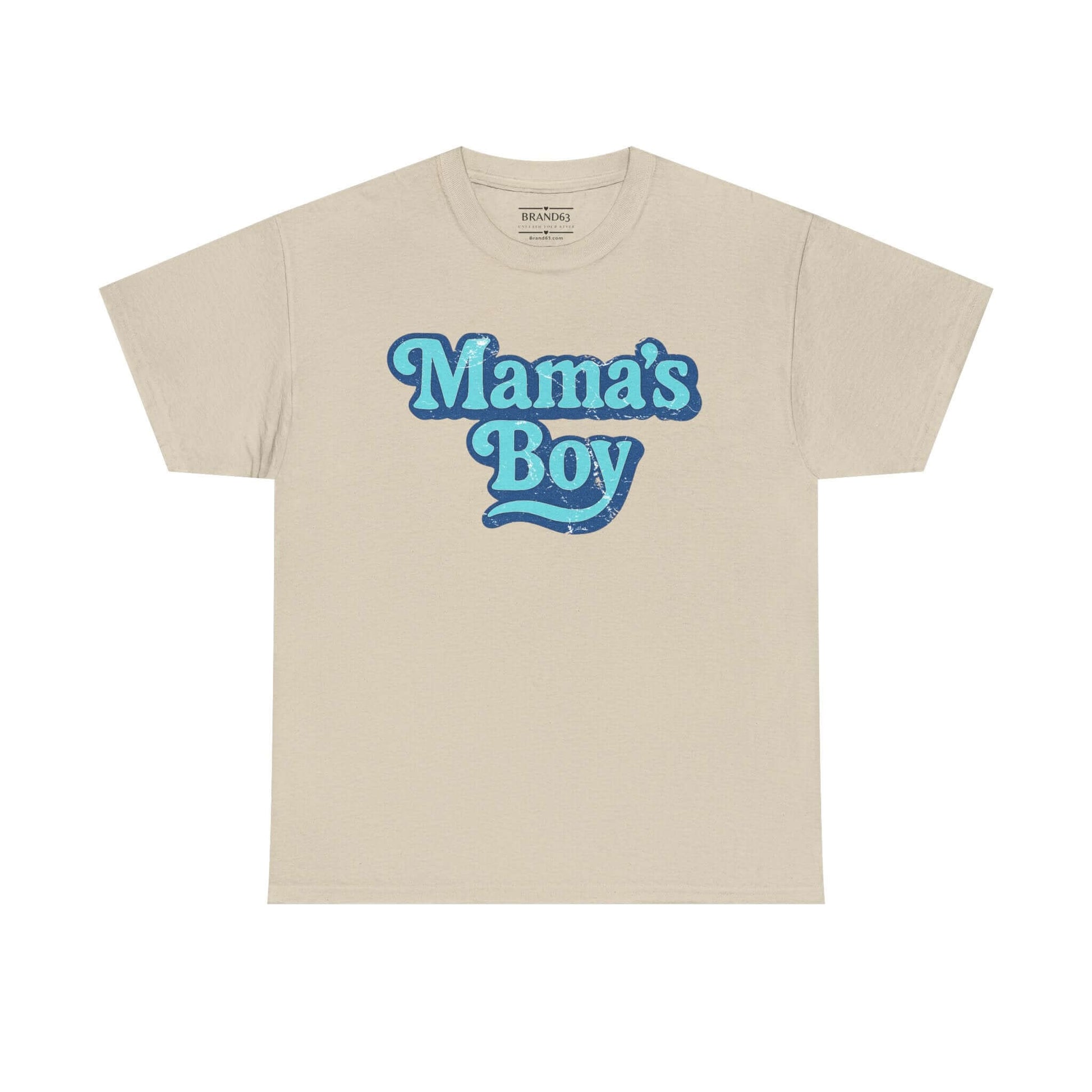 Men's Retro Grunge Tee - Mama's Boy, Brand63