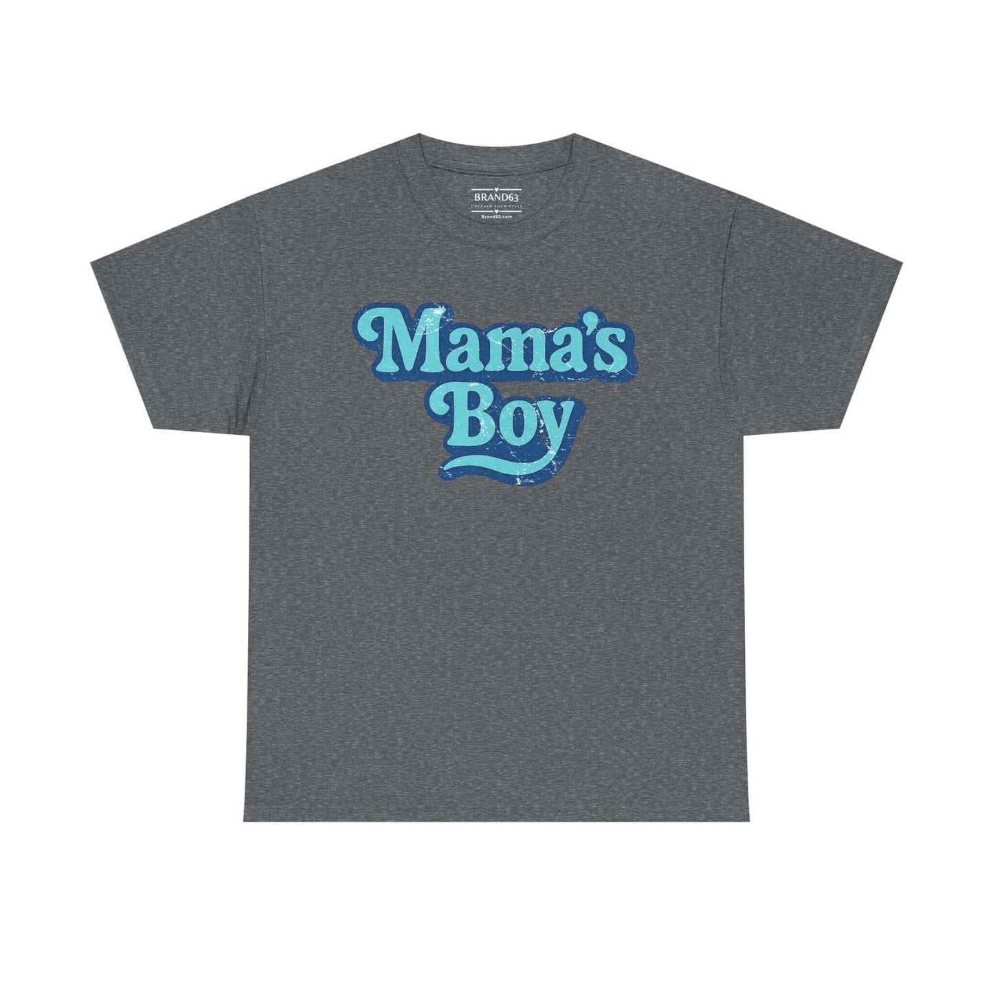Men's Retro Grunge Tee - Mama's Boy, Brand63