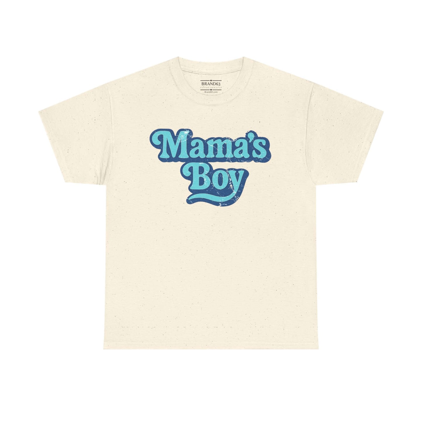 Men's Retro Grunge Tee - Mama's Boy, Brand63