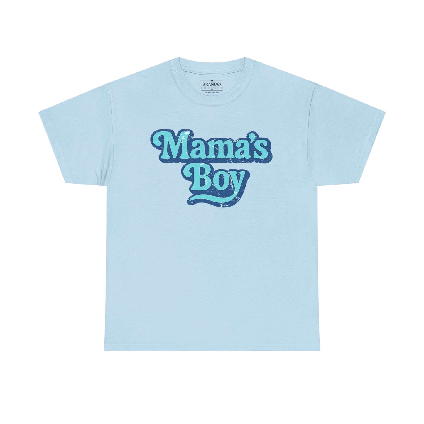 Men's Retro Grunge Tee - Mama's Boy, Brand63