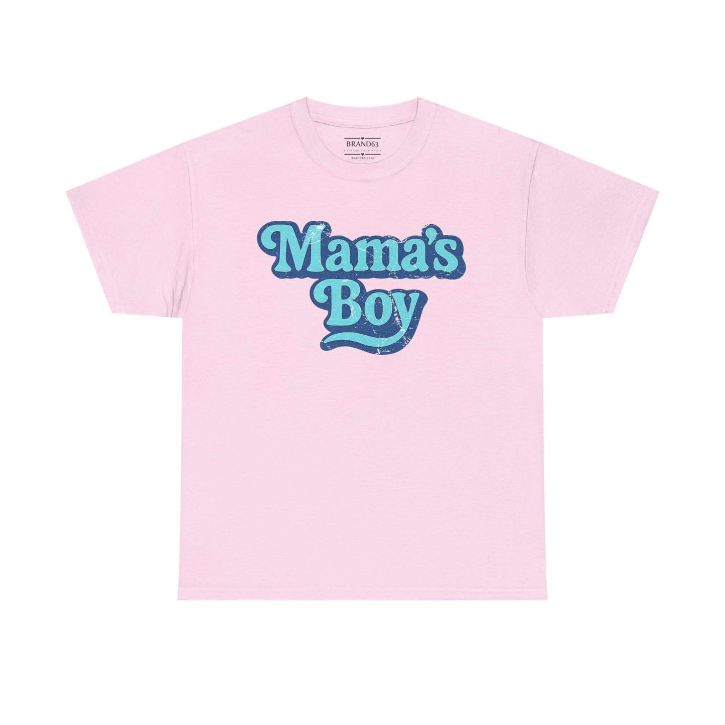 Men's Retro Grunge Tee - Mama's Boy, Brand63