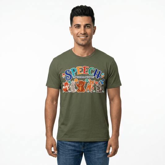 Men's Speech Therapist T-Shirt, Brand63