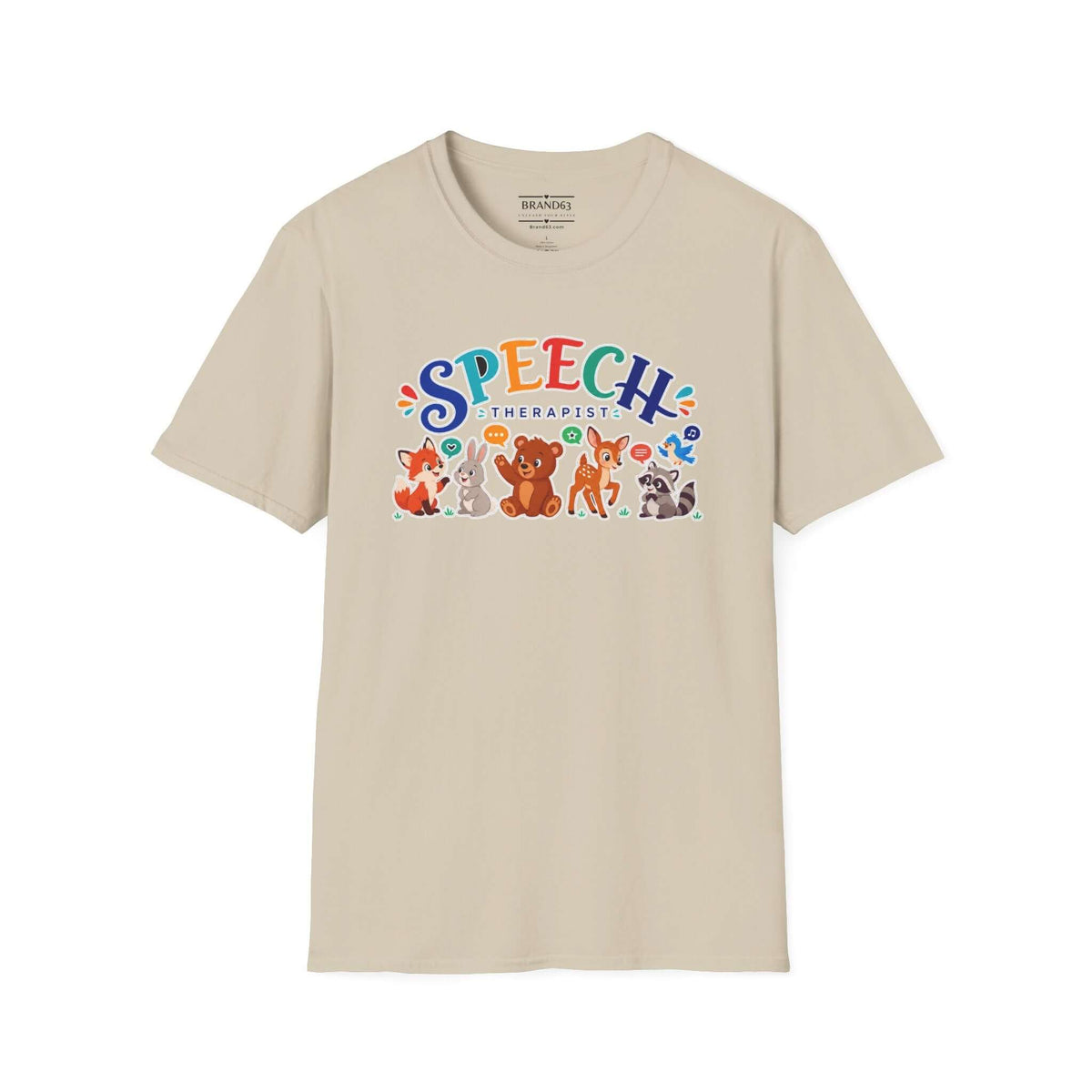 Men's Speech Therapist T-Shirt, Brand63