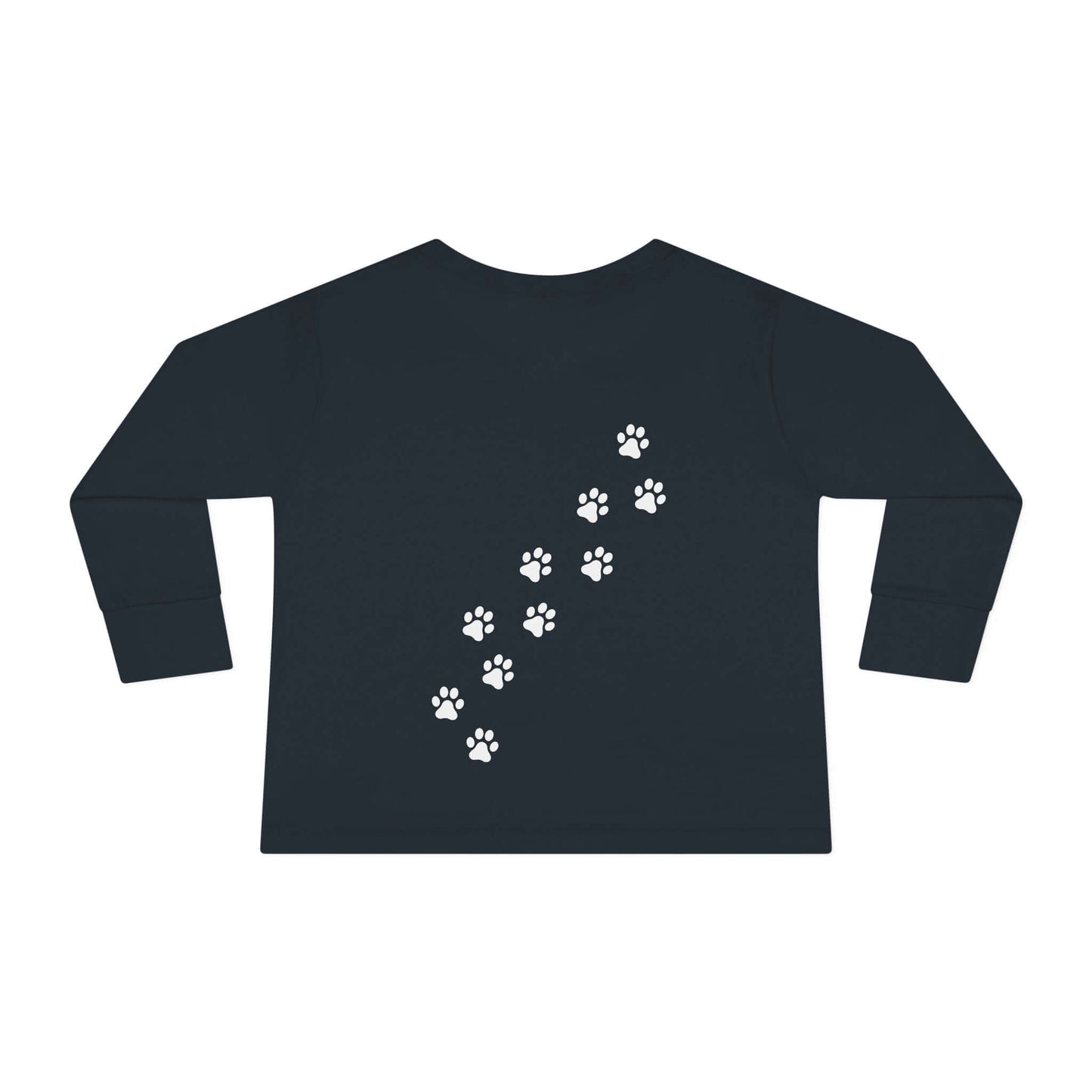 "Meow Cat" Toddler Long Sleeve Tee – Unisex Soft Cotton Shirt with Cute Cat Face & Paw Print Design | Best Deals & Free Shipping | Best Deals & Free Shipping | Best Deals & Free Shipping, Brand63