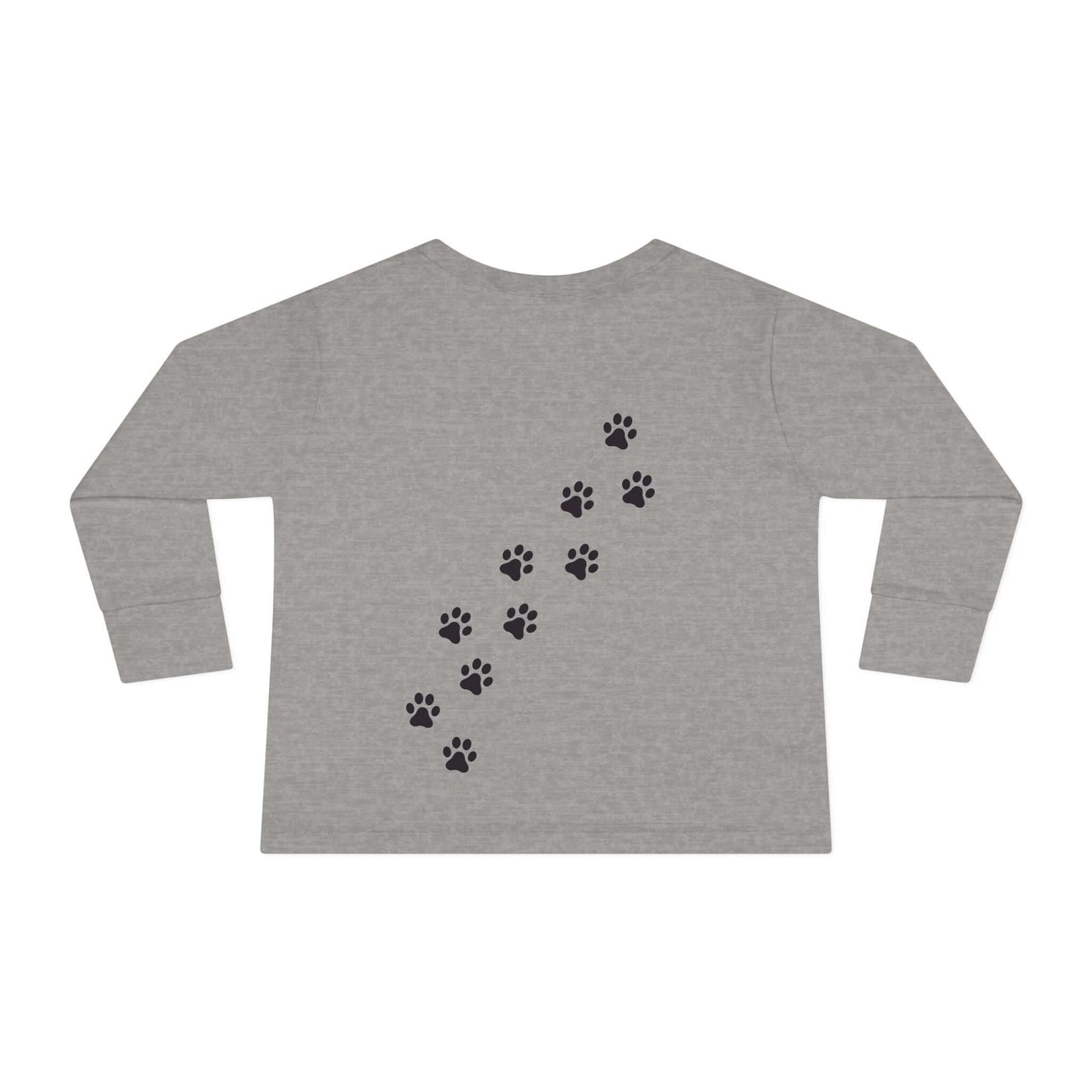 "Meow Cat" Toddler Long Sleeve Tee – Unisex Soft Cotton Shirt with Cute Cat Face & Paw Print Design | Best Deals & Free Shipping | Best Deals & Free Shipping | Best Deals & Free Shipping, Brand63