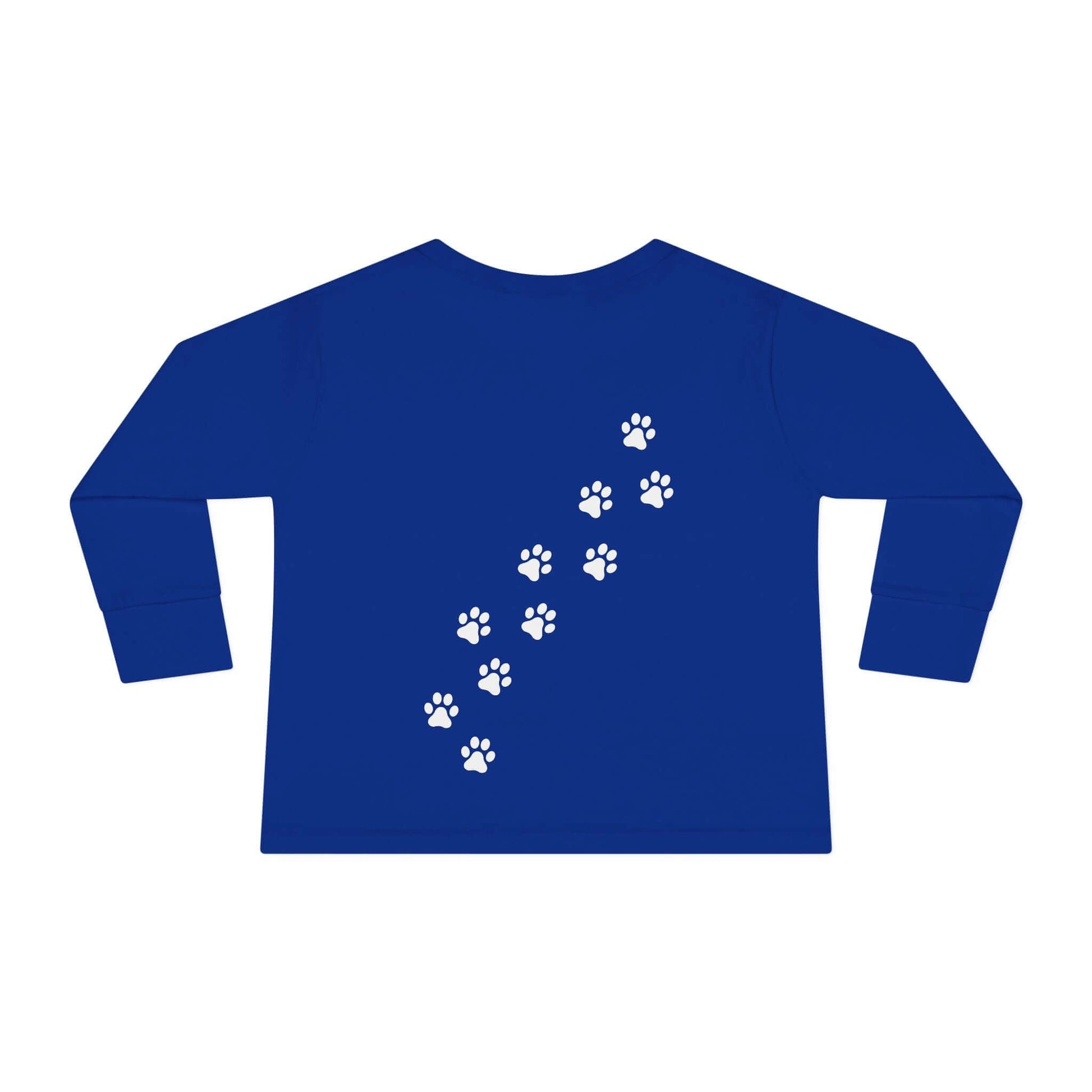 "Meow Cat" Toddler Long Sleeve Tee – Unisex Soft Cotton Shirt with Cute Cat Face & Paw Print Design | Best Deals & Free Shipping | Best Deals & Free Shipping | Best Deals & Free Shipping, Brand63