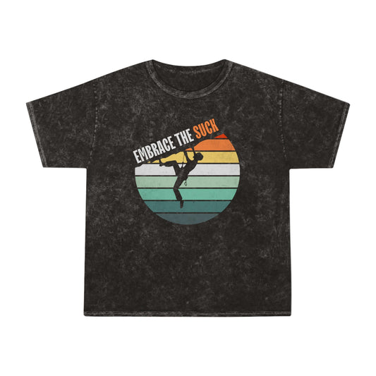 Military Inspired Mineral Wash Shirt - "Embrace the Suck" Mineral Retro Style Elite, Brand63