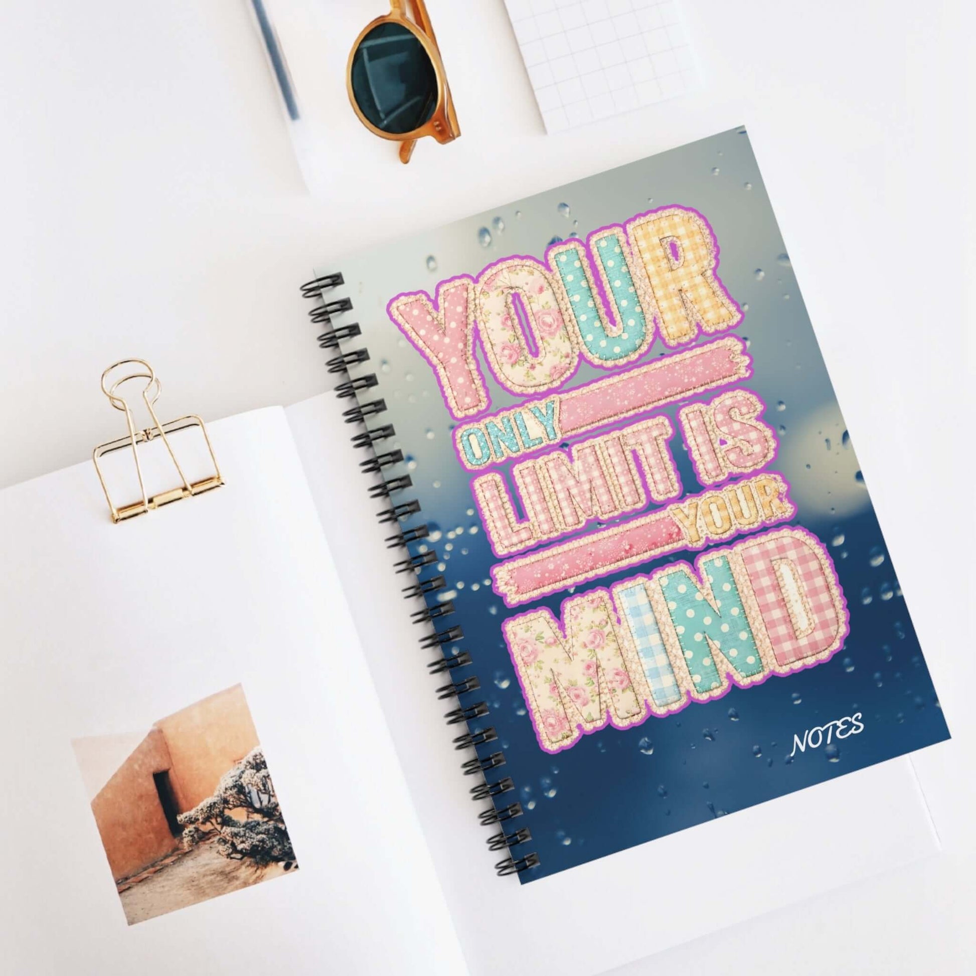 Mindful Premium Spiral Notebook Journal, Brand63