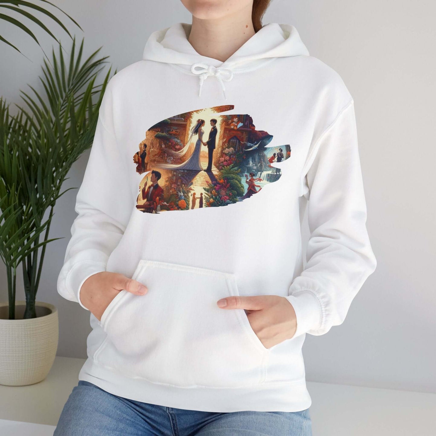 Mosaic Love Story Hoodie, Brand63