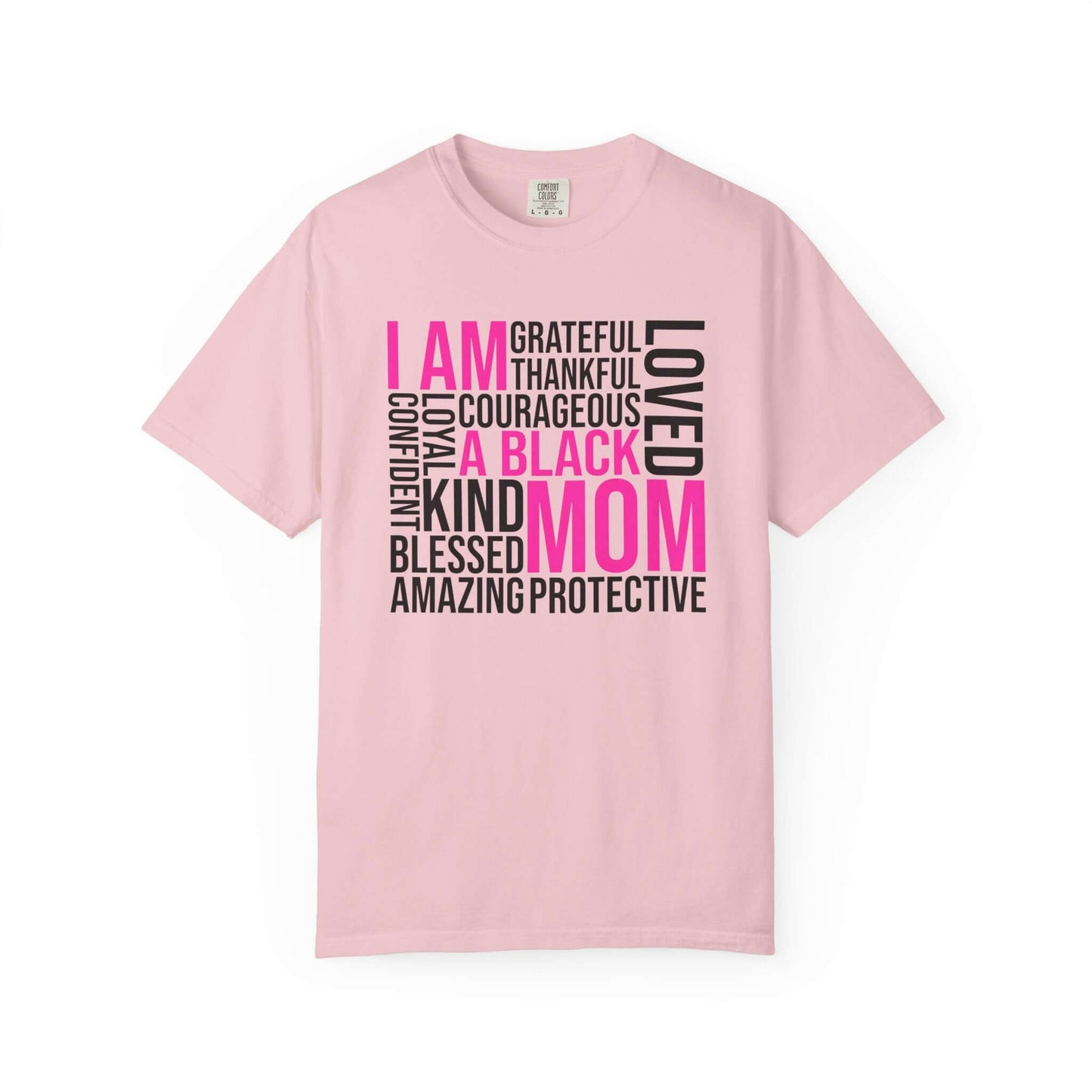 Mother's Day Black Mother Graphic Tee, Brand63