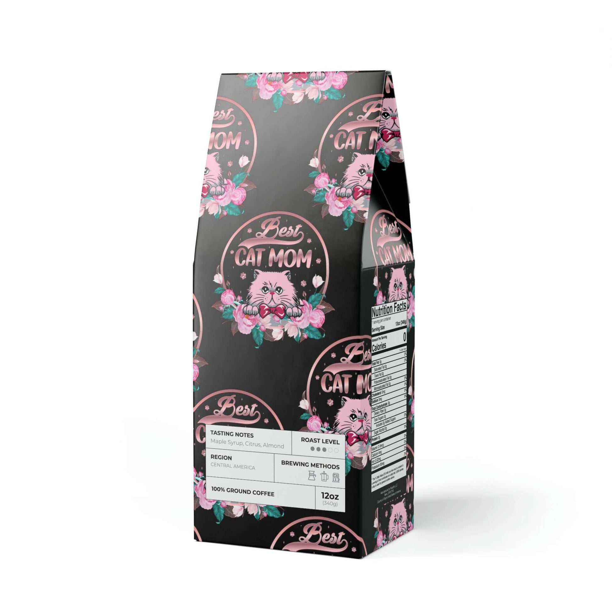 Mother's Day Specialty Coffee Gift | Exclusive Gift Packaging Cat Mom | (Medium Roast), Brand63