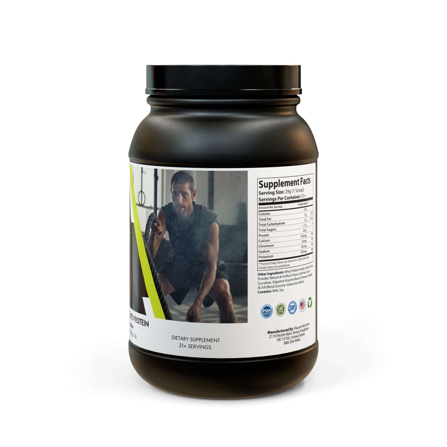 NO JUKKIN! Whey Isolate Protein Supplement (2lb) -Chocolate, Brand63