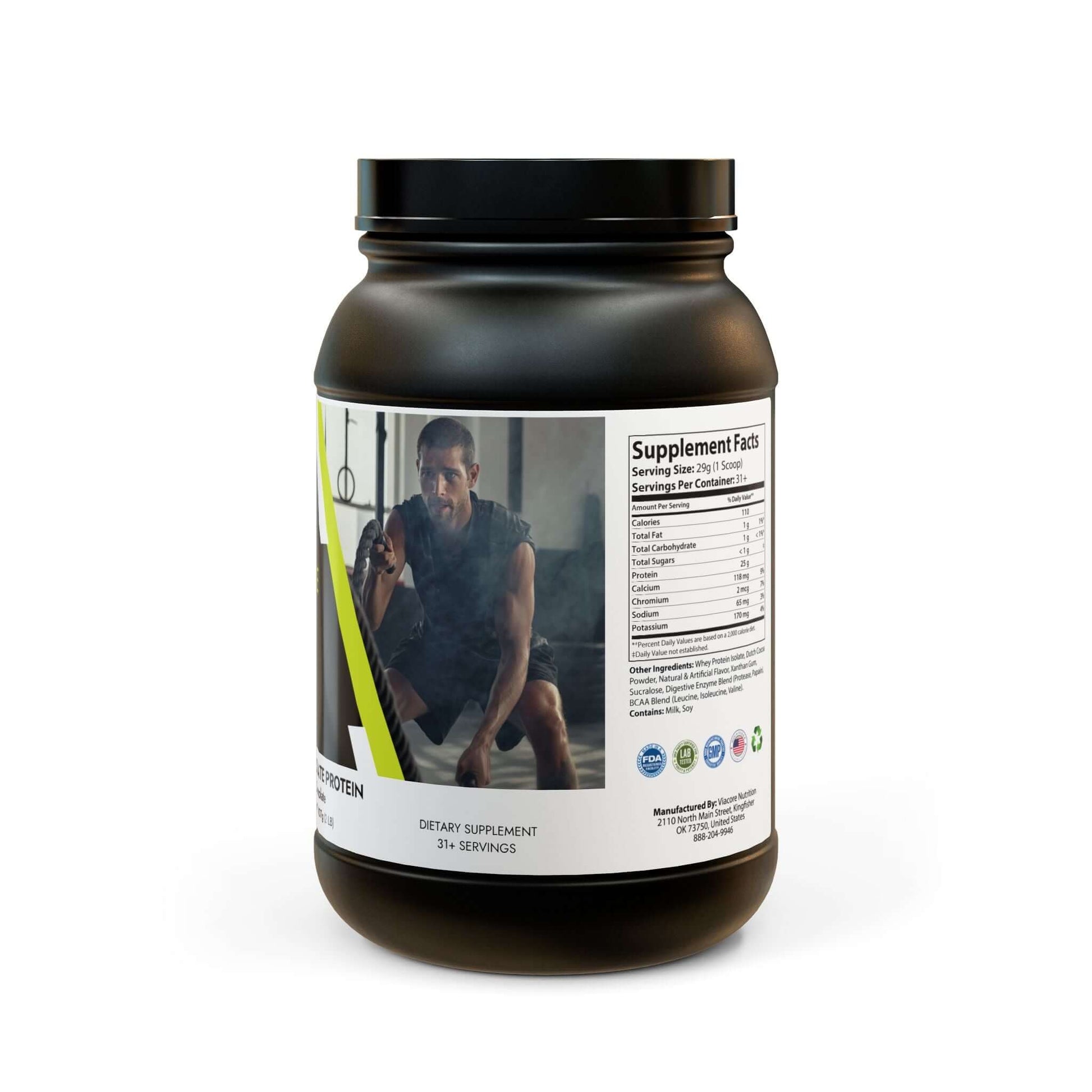 NO JUKKIN! Whey Isolate Protein Supplement (2lb) -Chocolate, Brand63