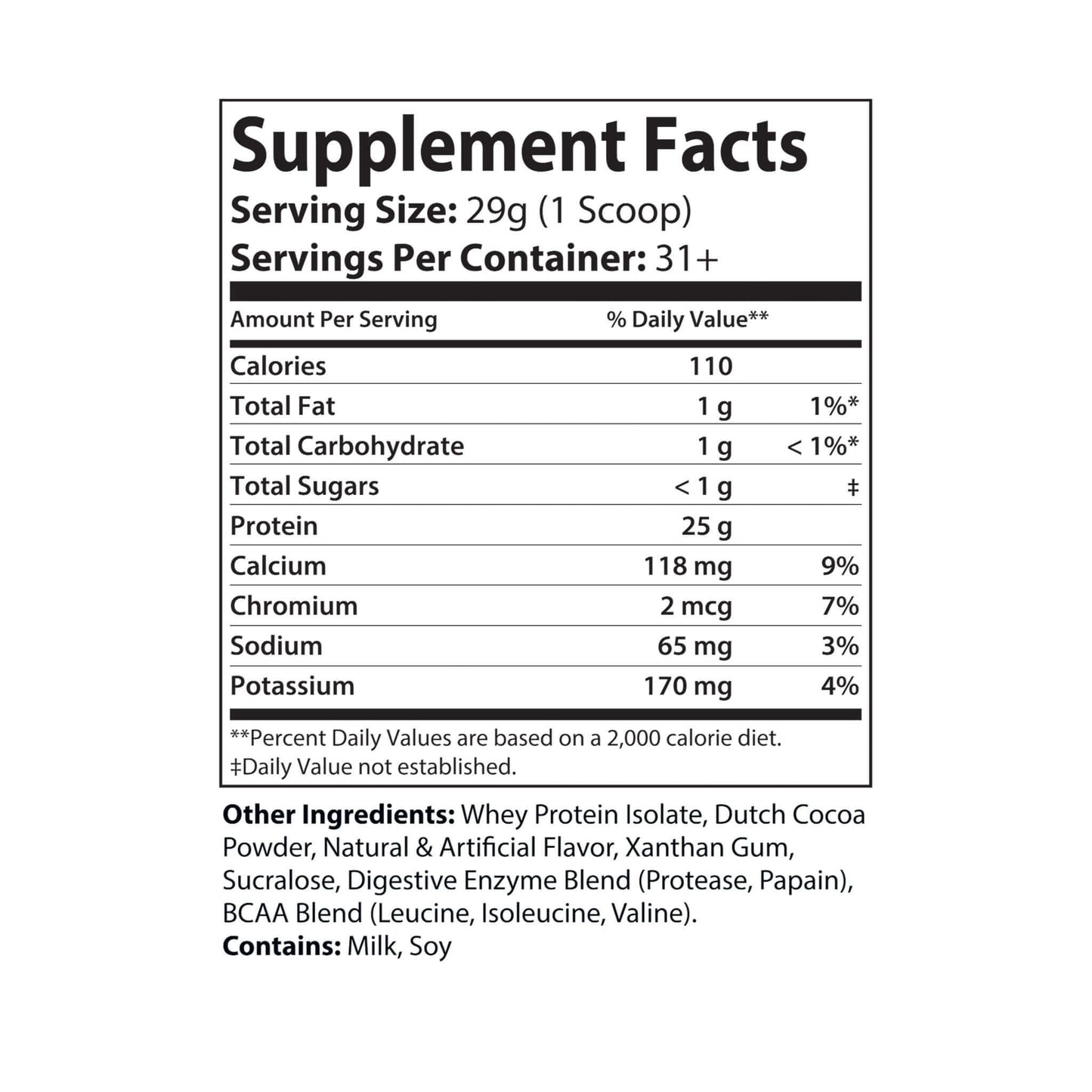 NO JUKKIN! Whey Isolate Protein Supplement (2lb) -Chocolate, Brand63