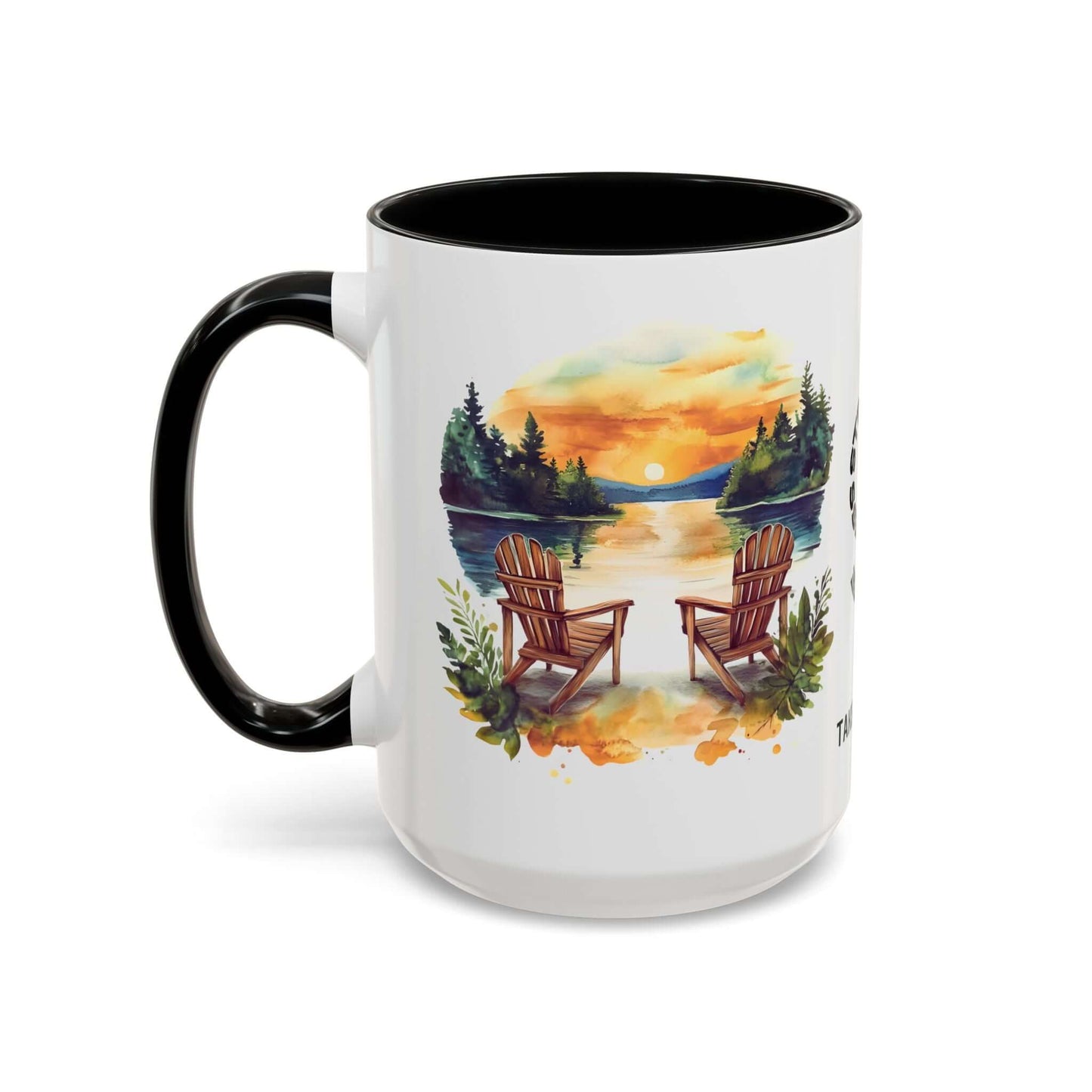 Nature-Inspired Accent Coffee Mug, Brand63