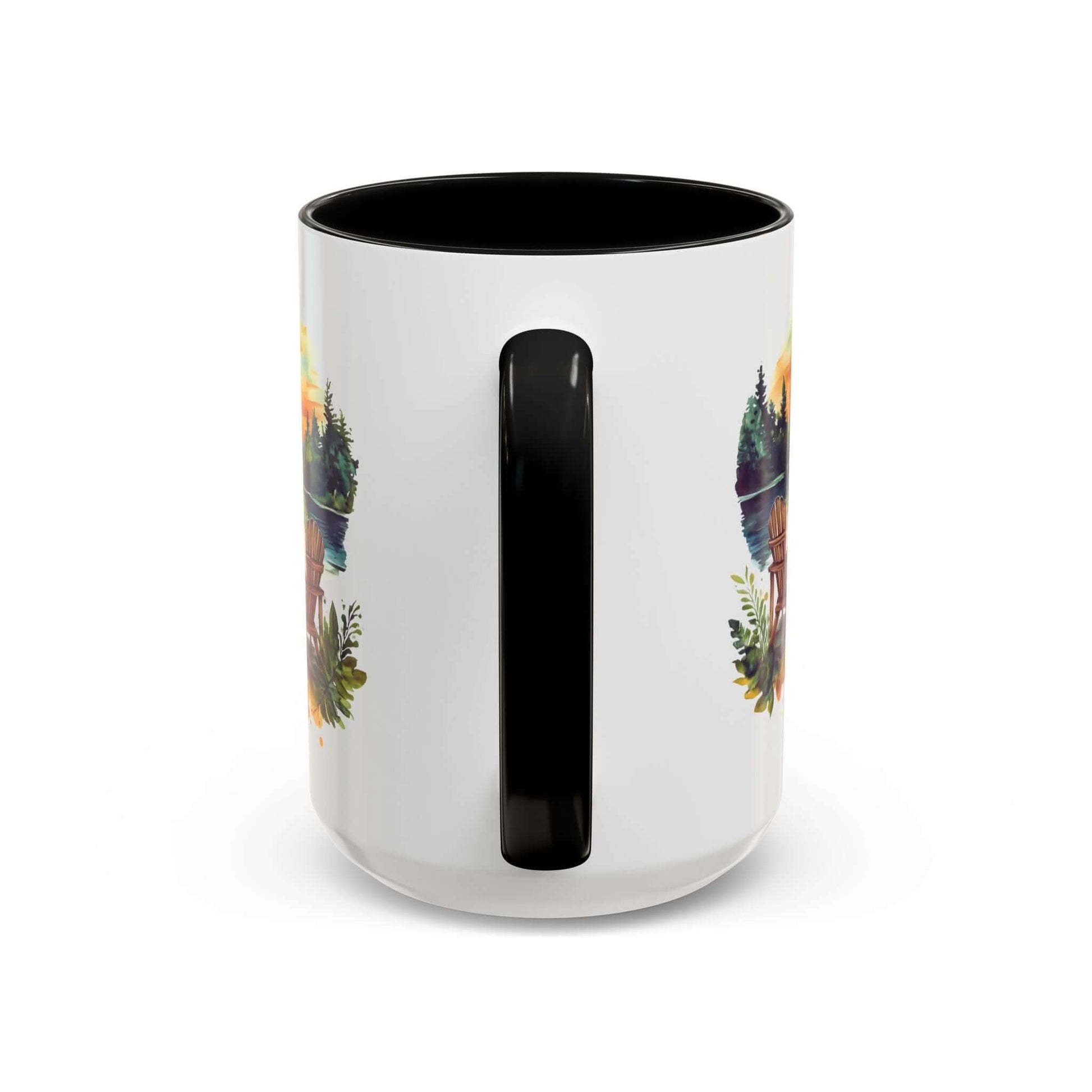 Nature-Inspired Accent Coffee Mug, Brand63