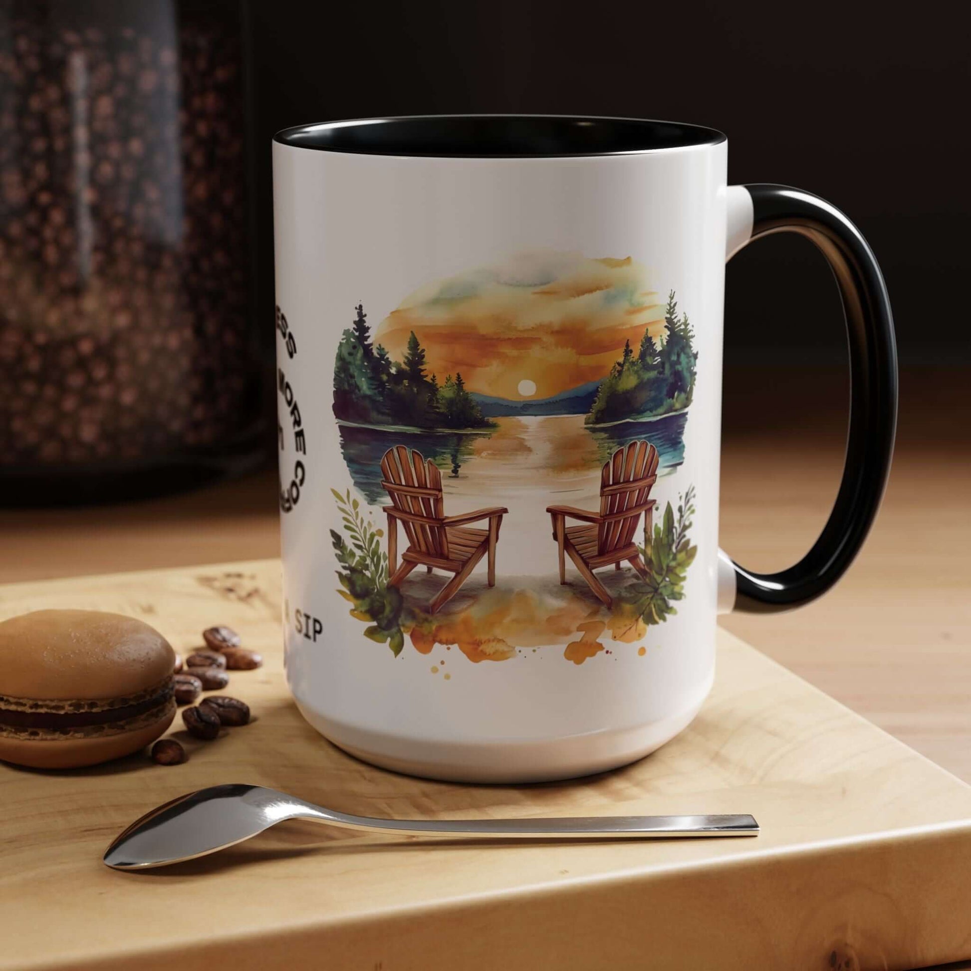 Nature-Inspired Accent Coffee Mug, Brand63
