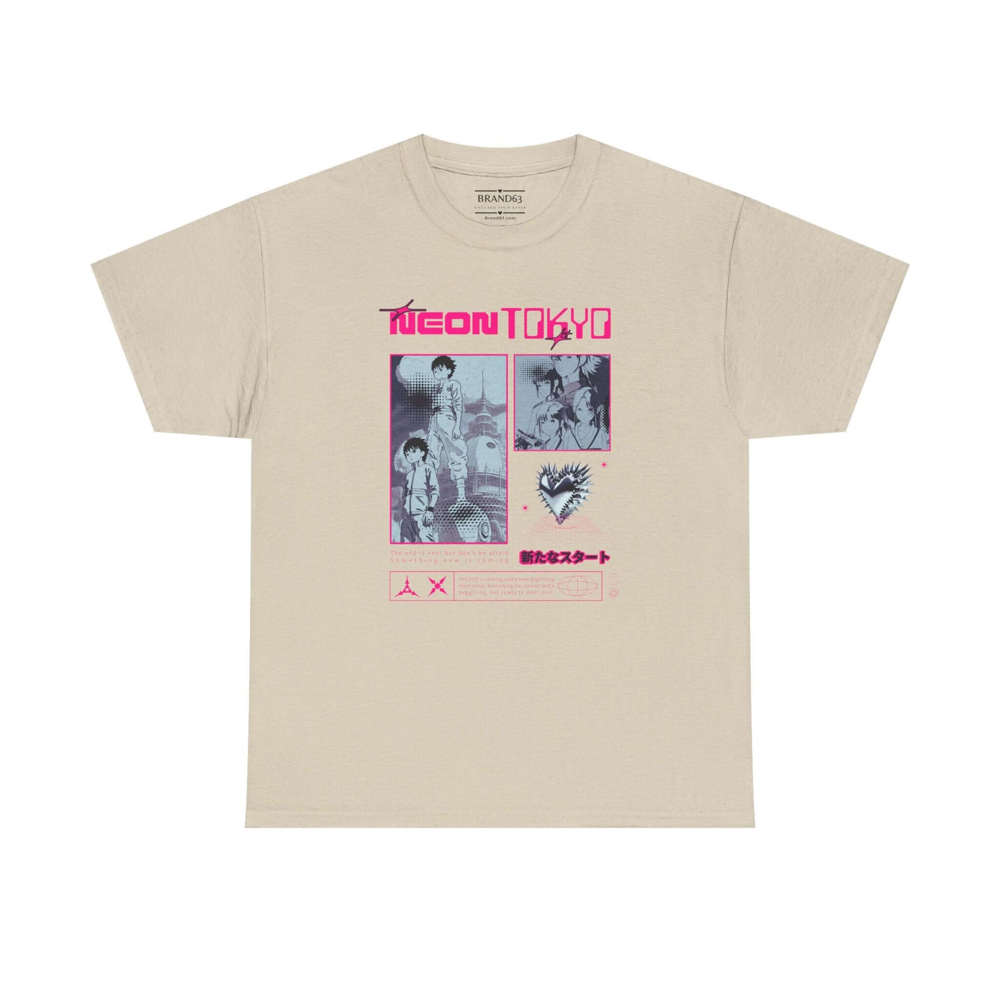 Neon-Tokyo Anime Tee, Brand63